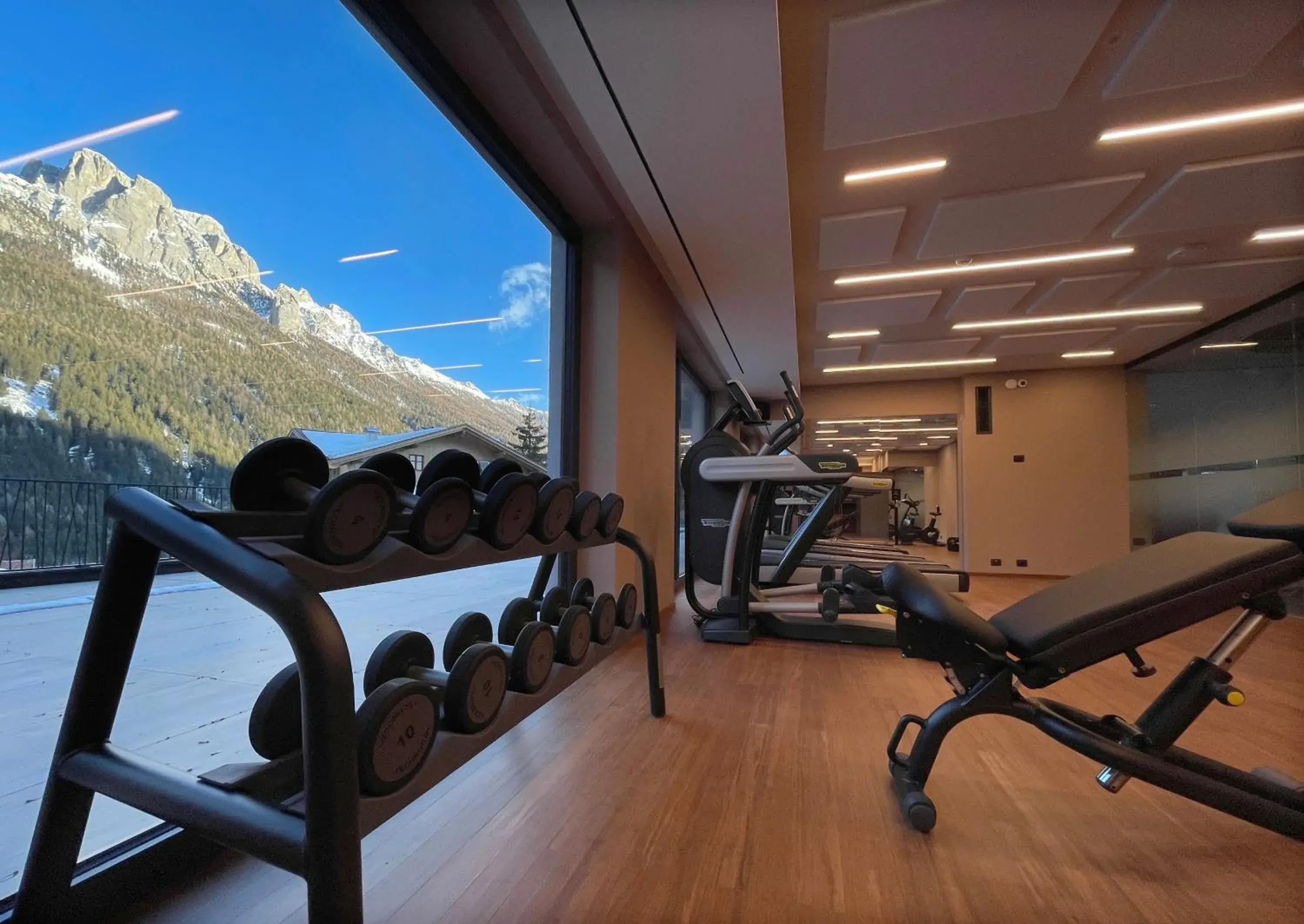 View (from property/room), Fitness Center/Facilities in Ciampedie Luxury Alpine Spa Hotel
