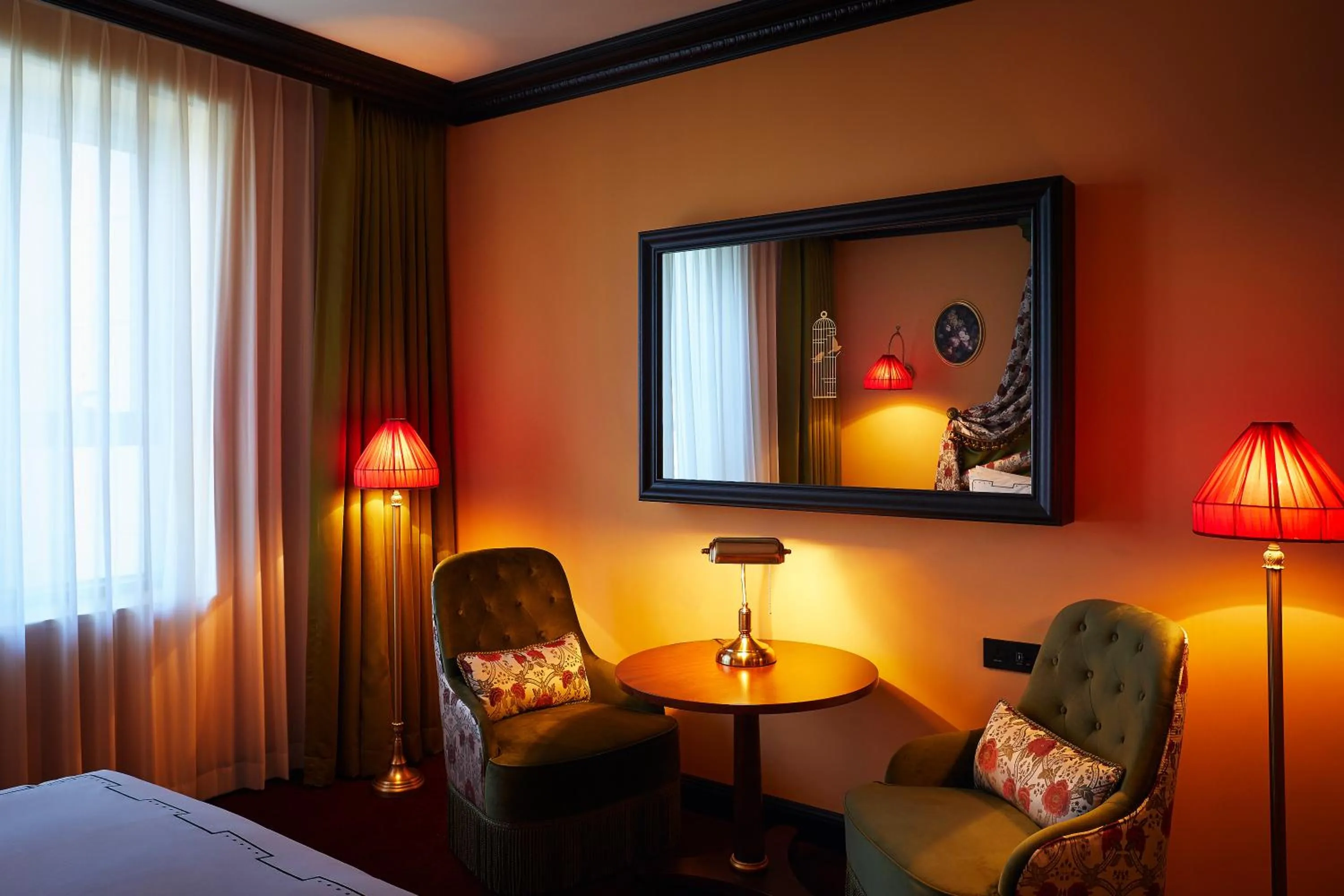 Bed in L'Escape Hotel