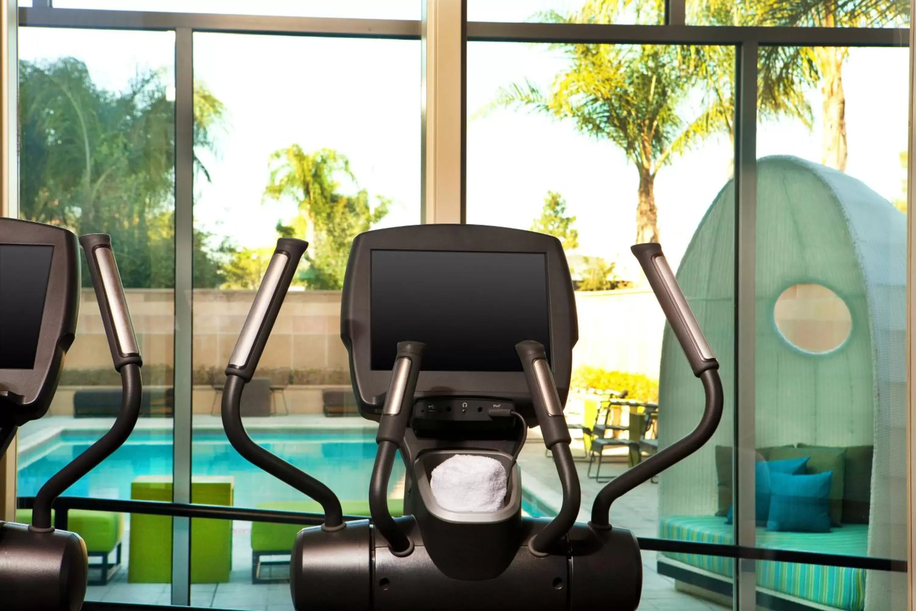 Fitness centre/facilities, Fitness Center/Facilities in Aloft Ontario-Rancho Cucamonga