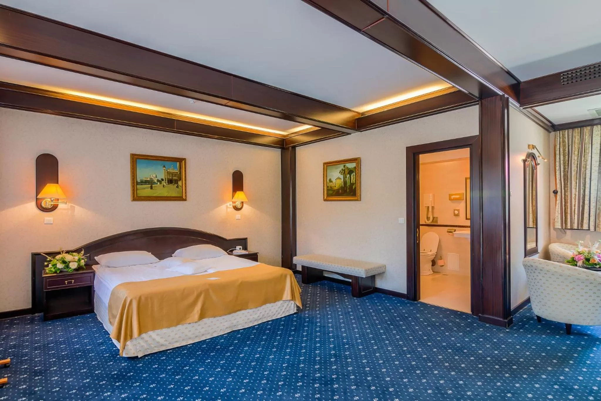 Bed in Hotel Snagov Club