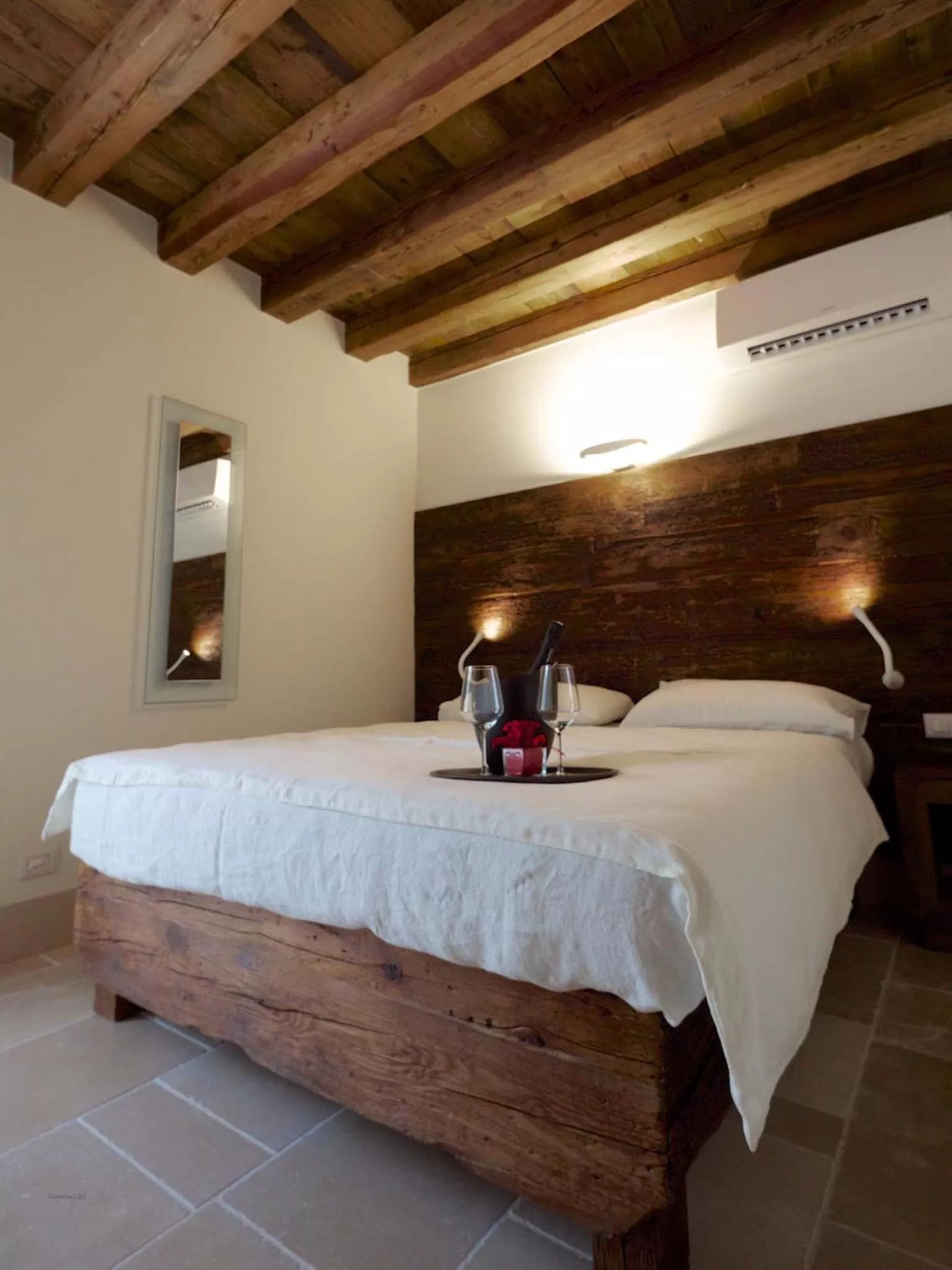 Bed in Hotel Antica Abbazia