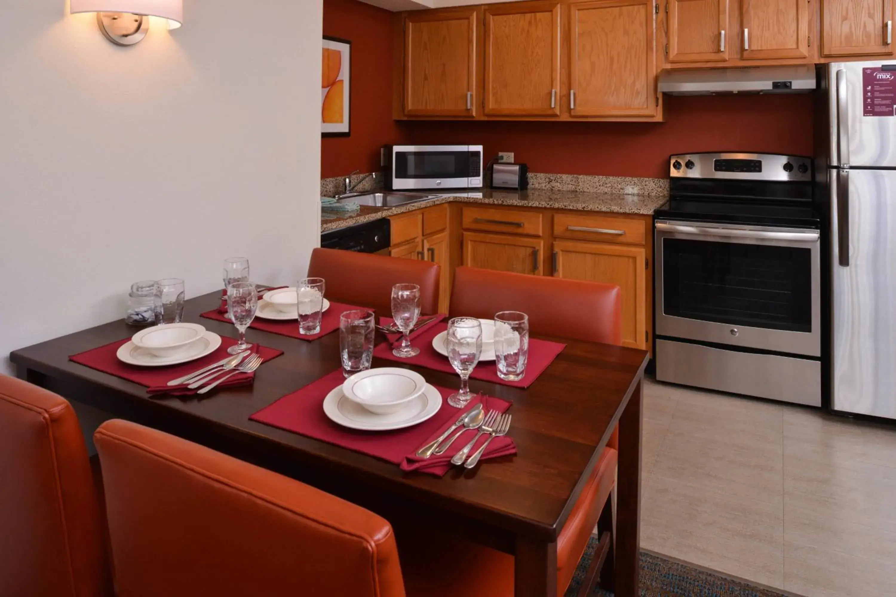 Bedroom, Dining Area in Residence Inn by Marriott Dayton Troy