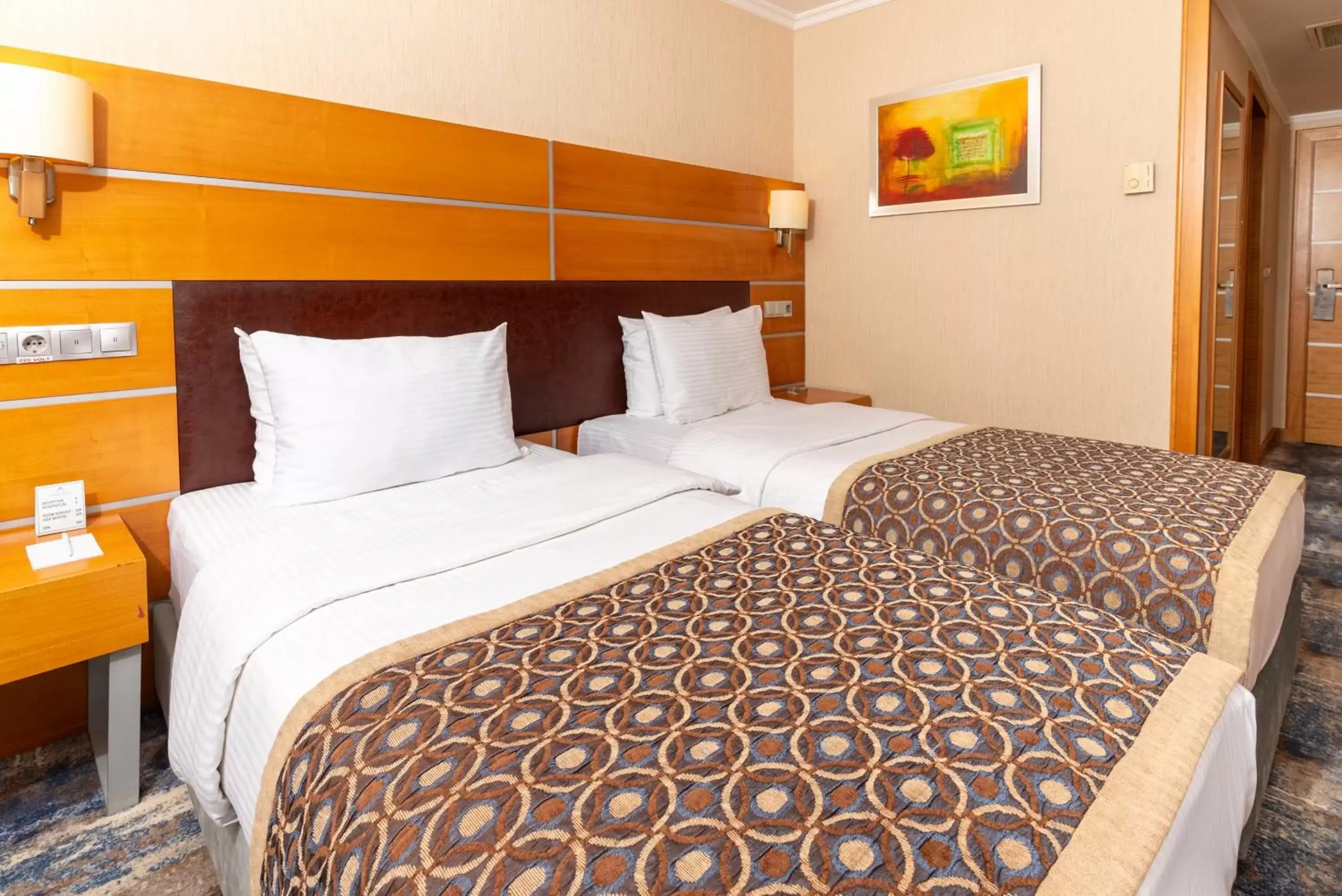 Bed in Ankara Plaza Hotel