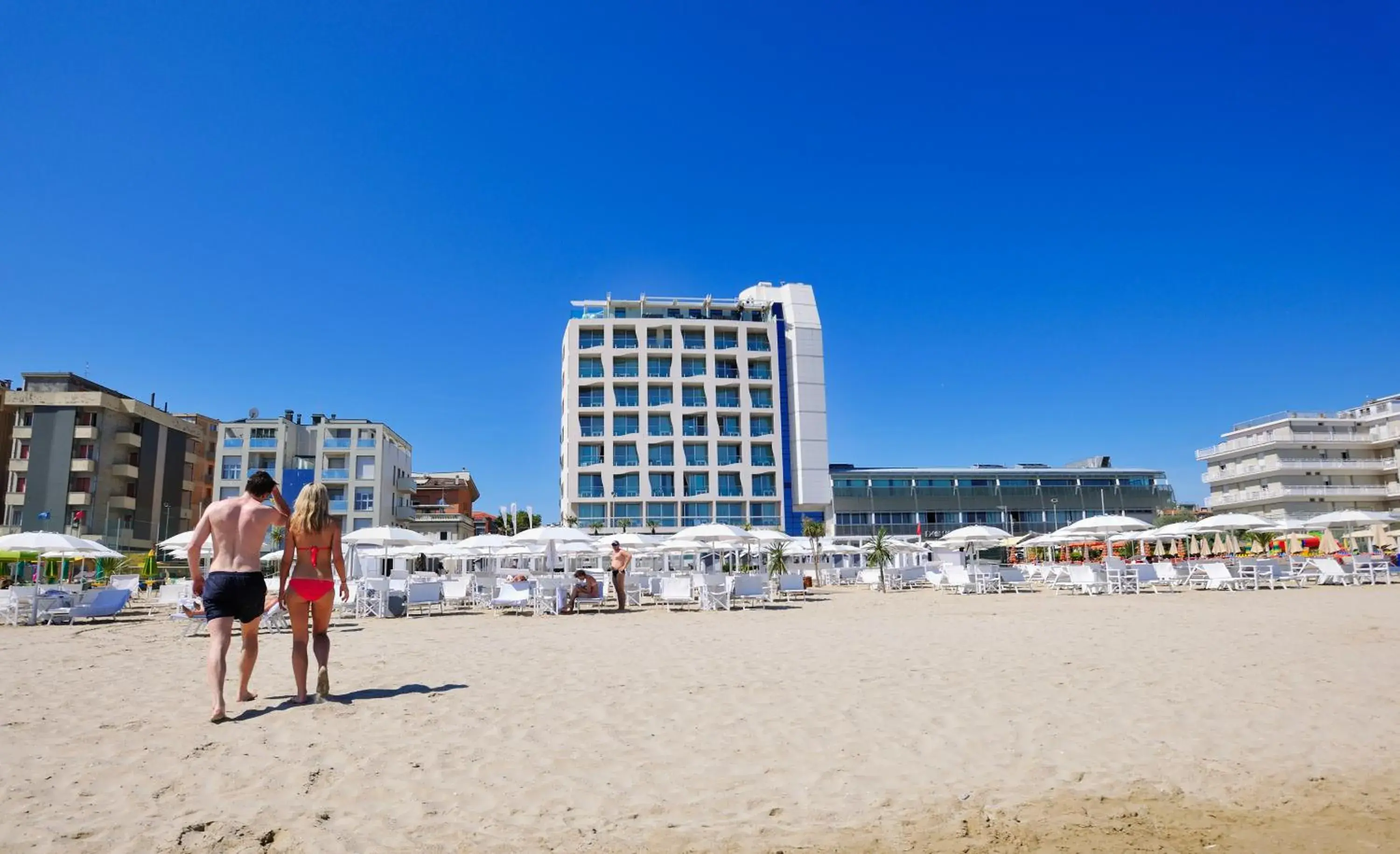 Beach in Hotel Excelsior