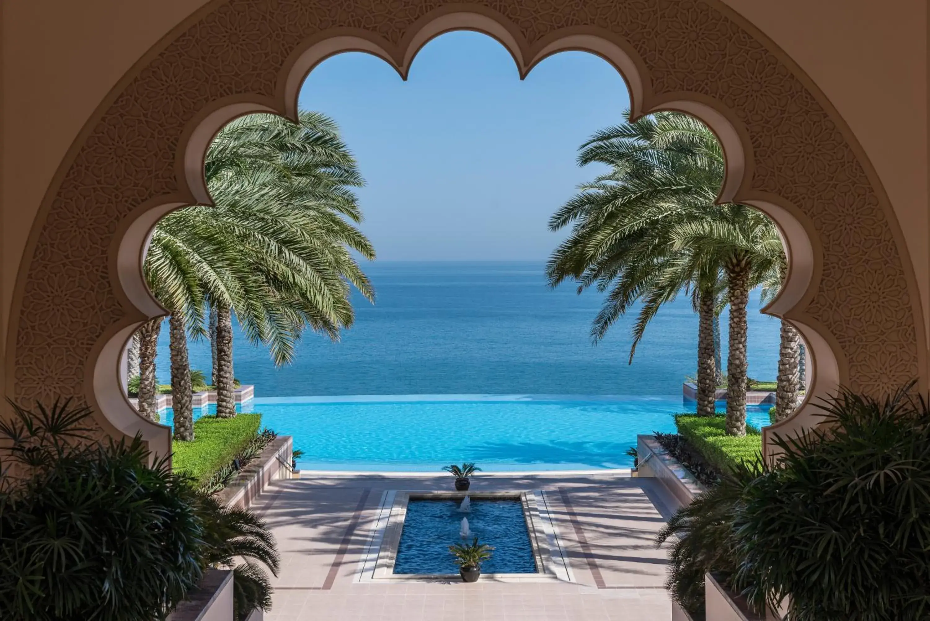 Pool View in Shangri-La Al Husn Resort & Spa