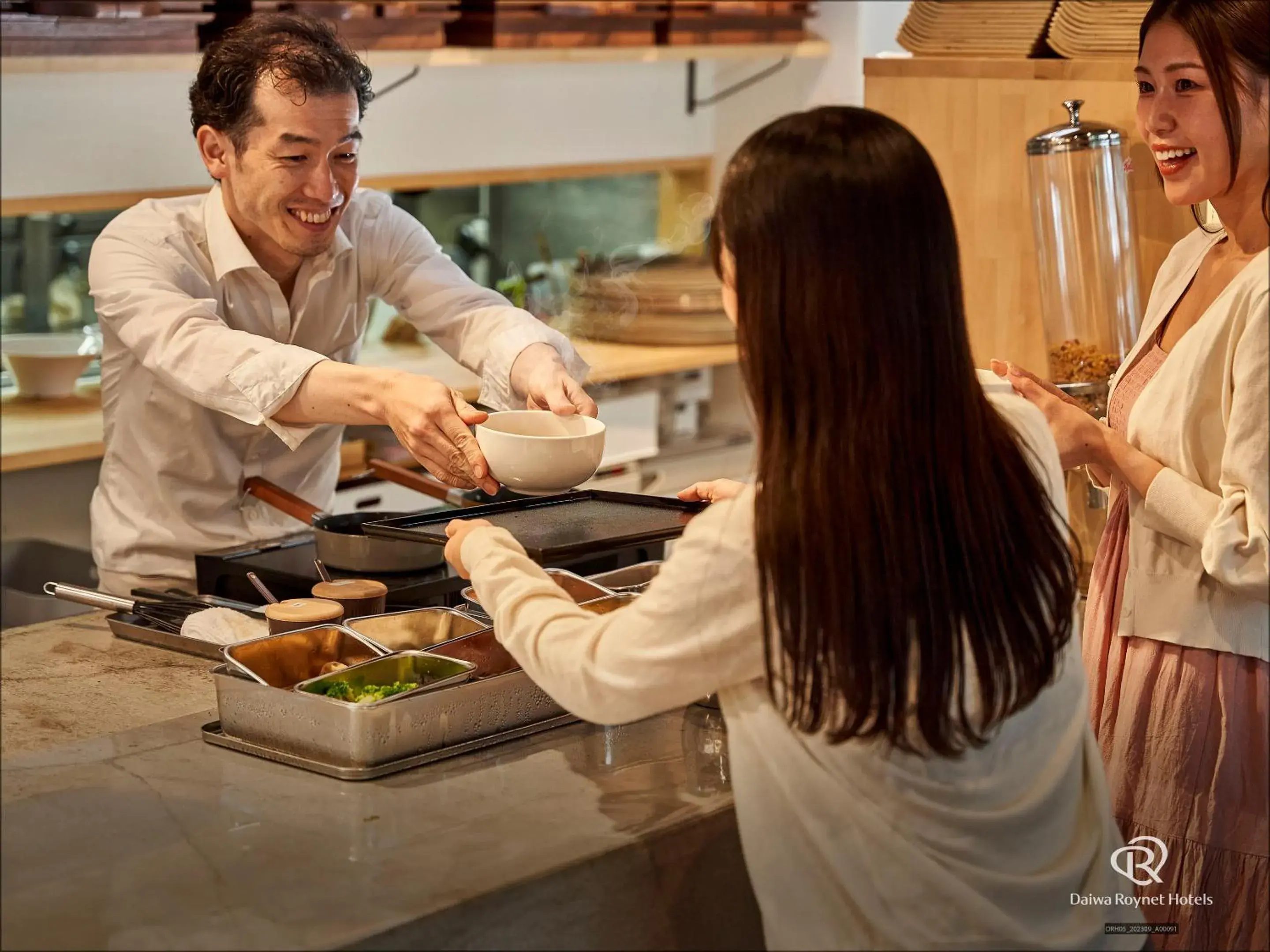 Buffet breakfast in Daiwa Roynet Hotel Kyoto Shijo Karasuma