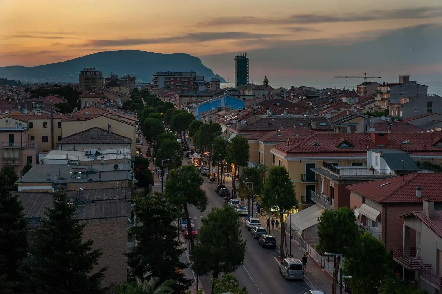 City view in Hotel Mondial