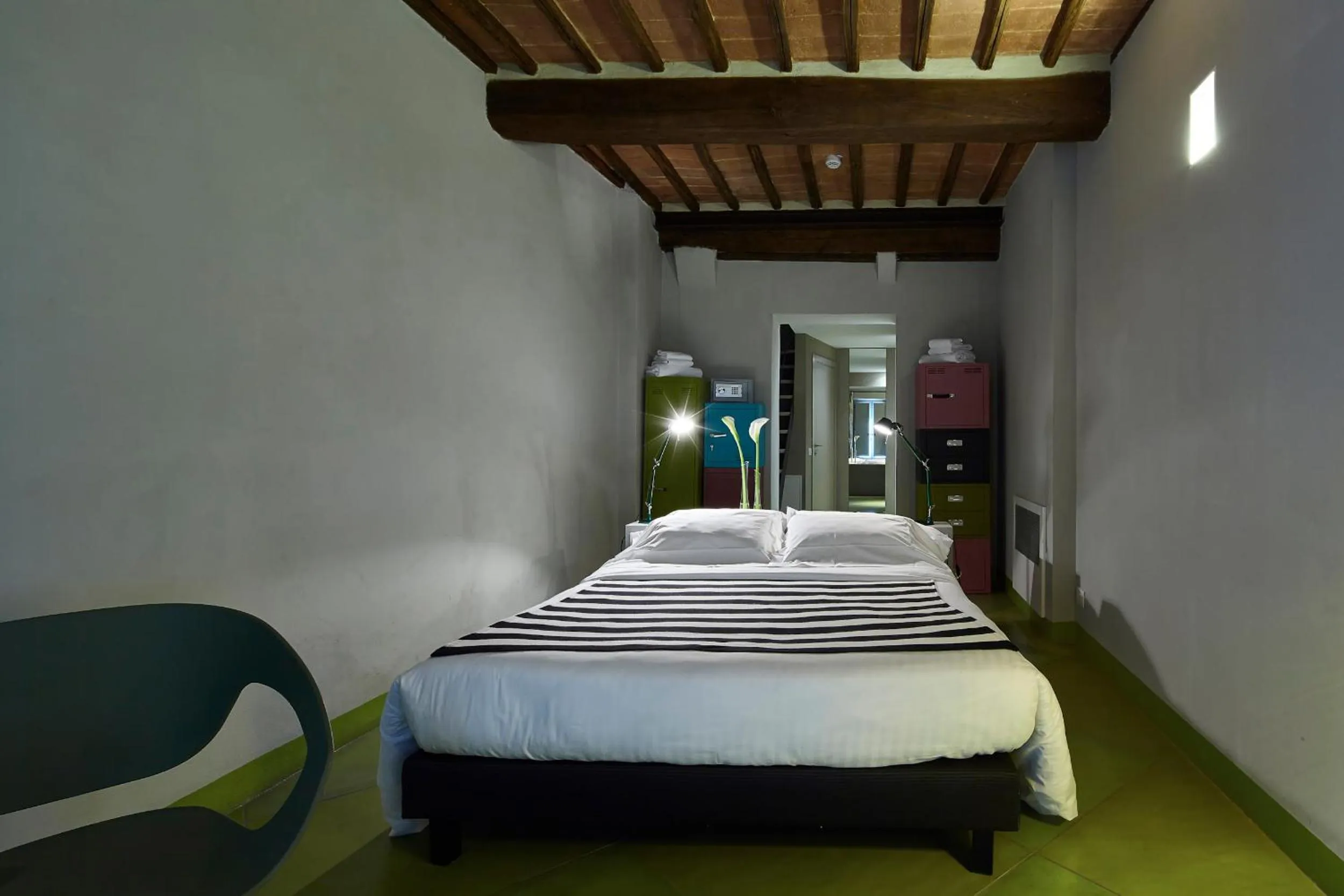 Bed in Palazzetto Rosso - Art Hotel