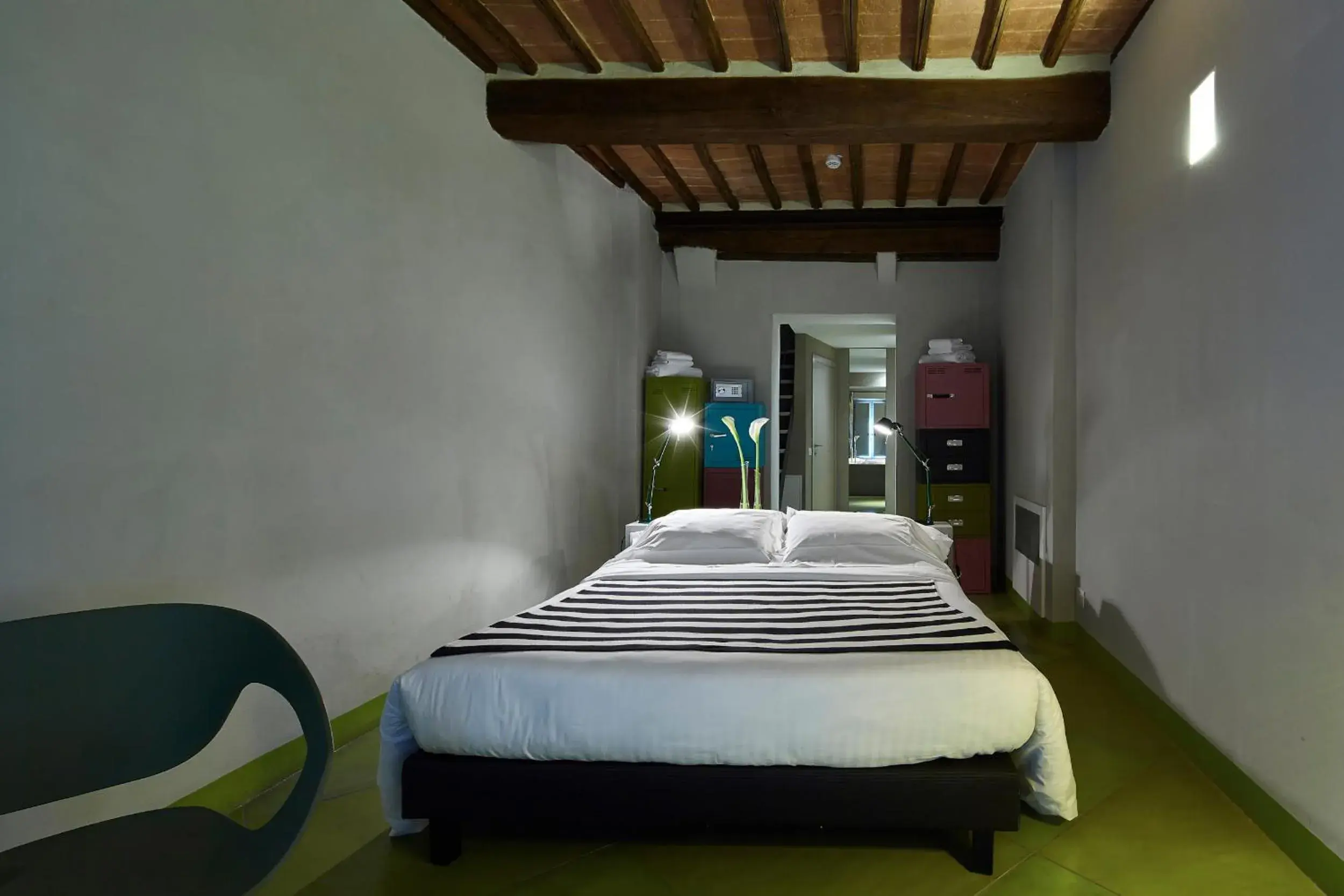 Bed in Palazzetto Rosso - Art Hotel