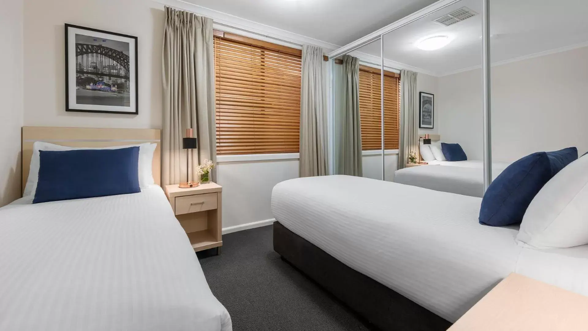 Bed in Oaks Sydney Goldsbrough Suites