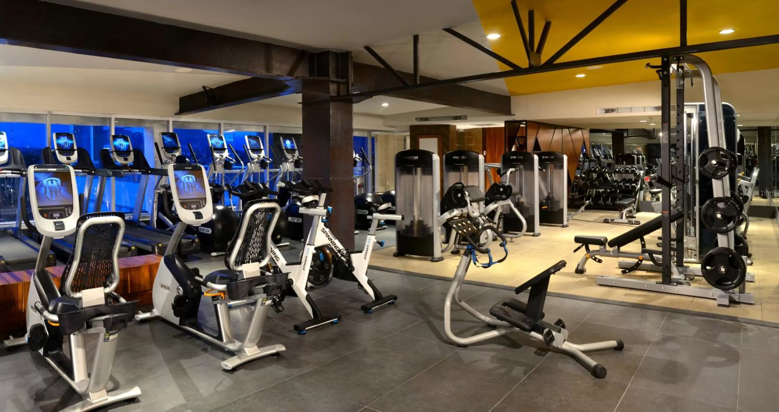 Fitness centre/facilities in Hard Rock Hotel Guadalajara
