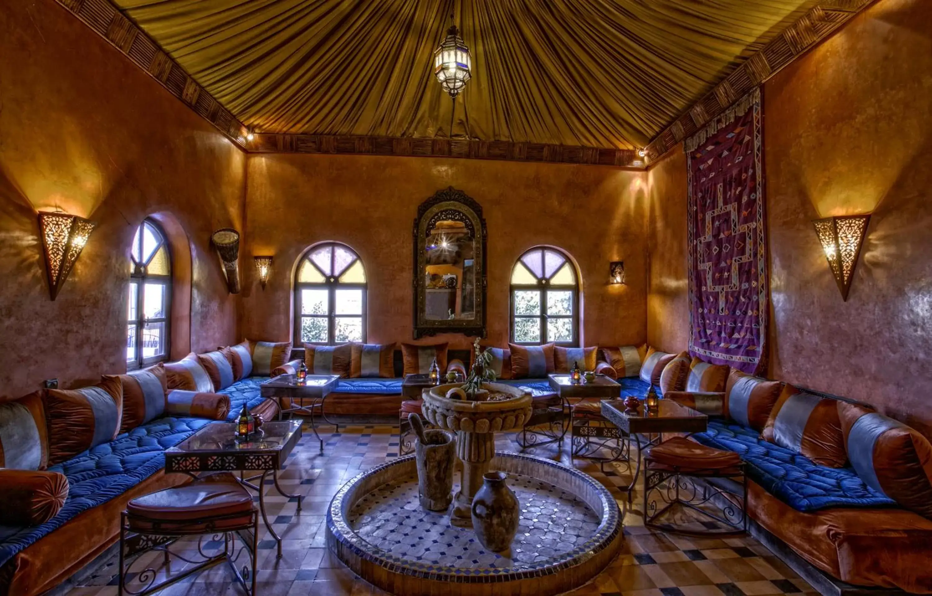 Living room in Hotel Kasbah Le Mirage & Spa