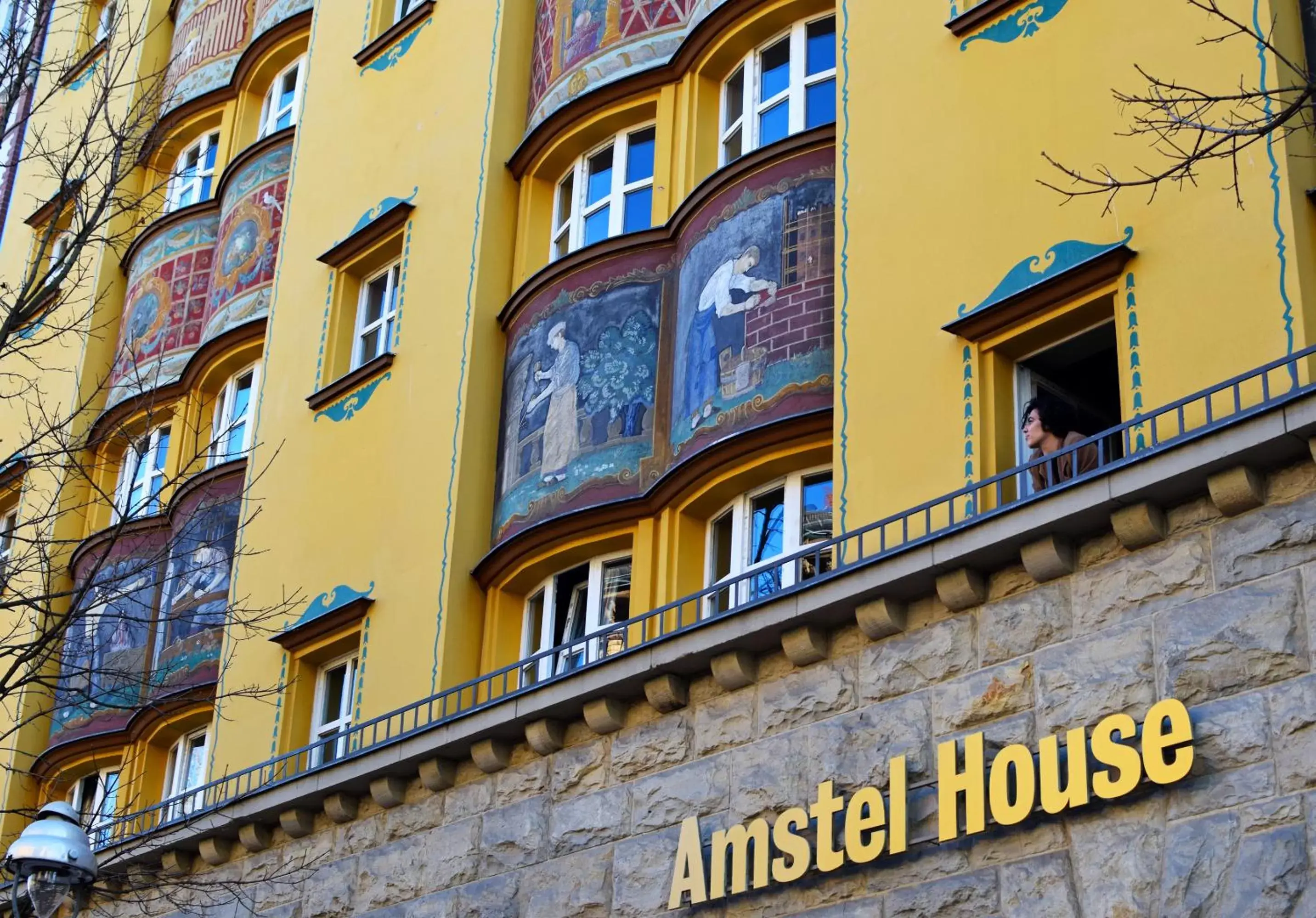 Facade/entrance, Property Building in Amstel House Hostel