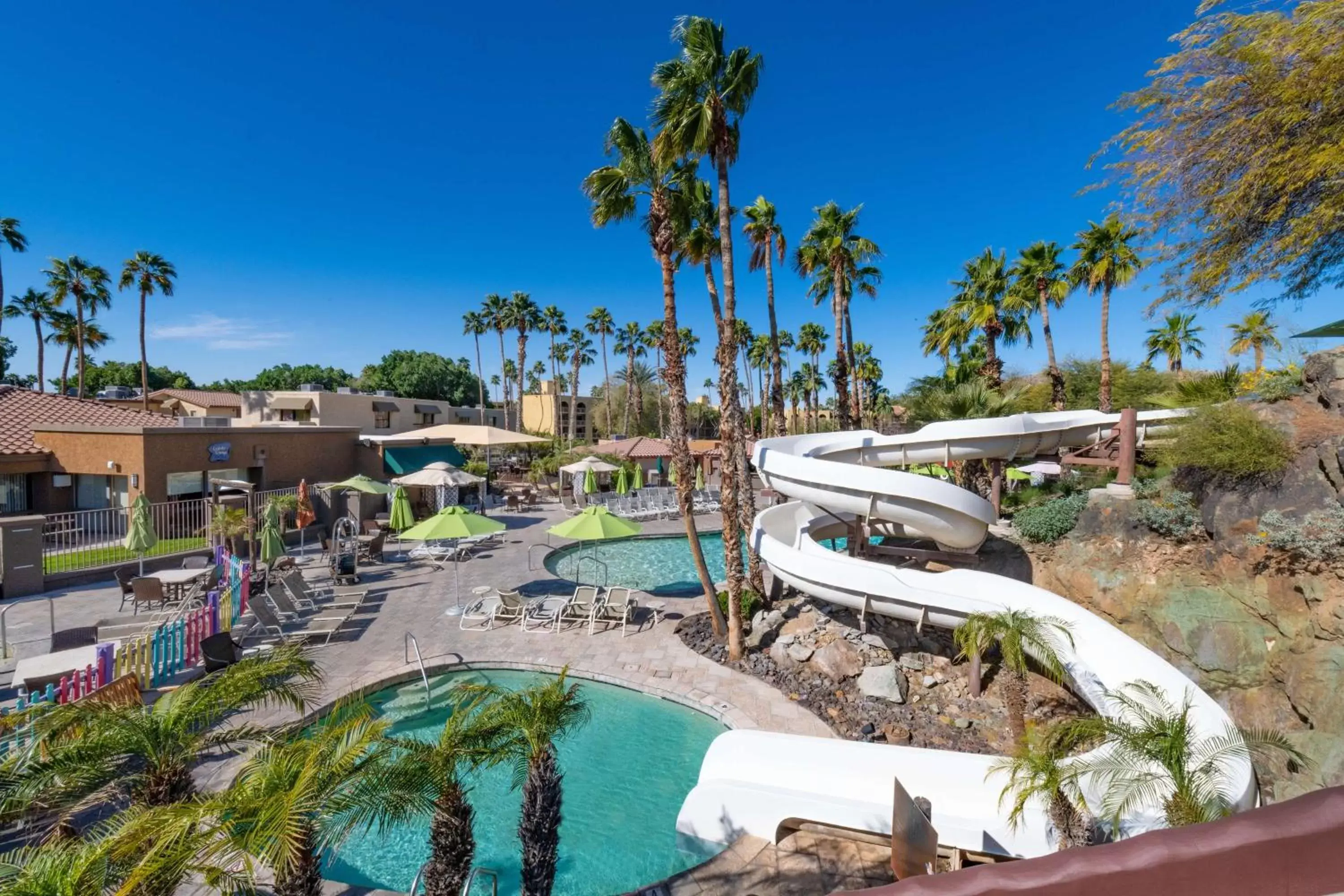 Pool view in Hilton Phoenix Resort at the Peak Pool view in Hilton Phoenix Resort at the Peak