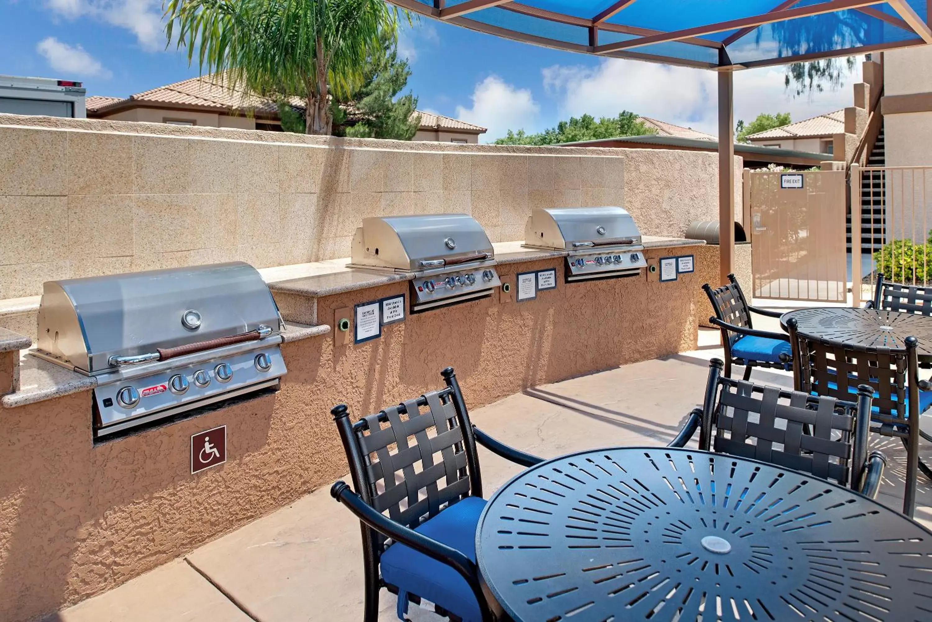 BBQ facilities in Hilton Vacation Club Desert Retreat Las Vegas
