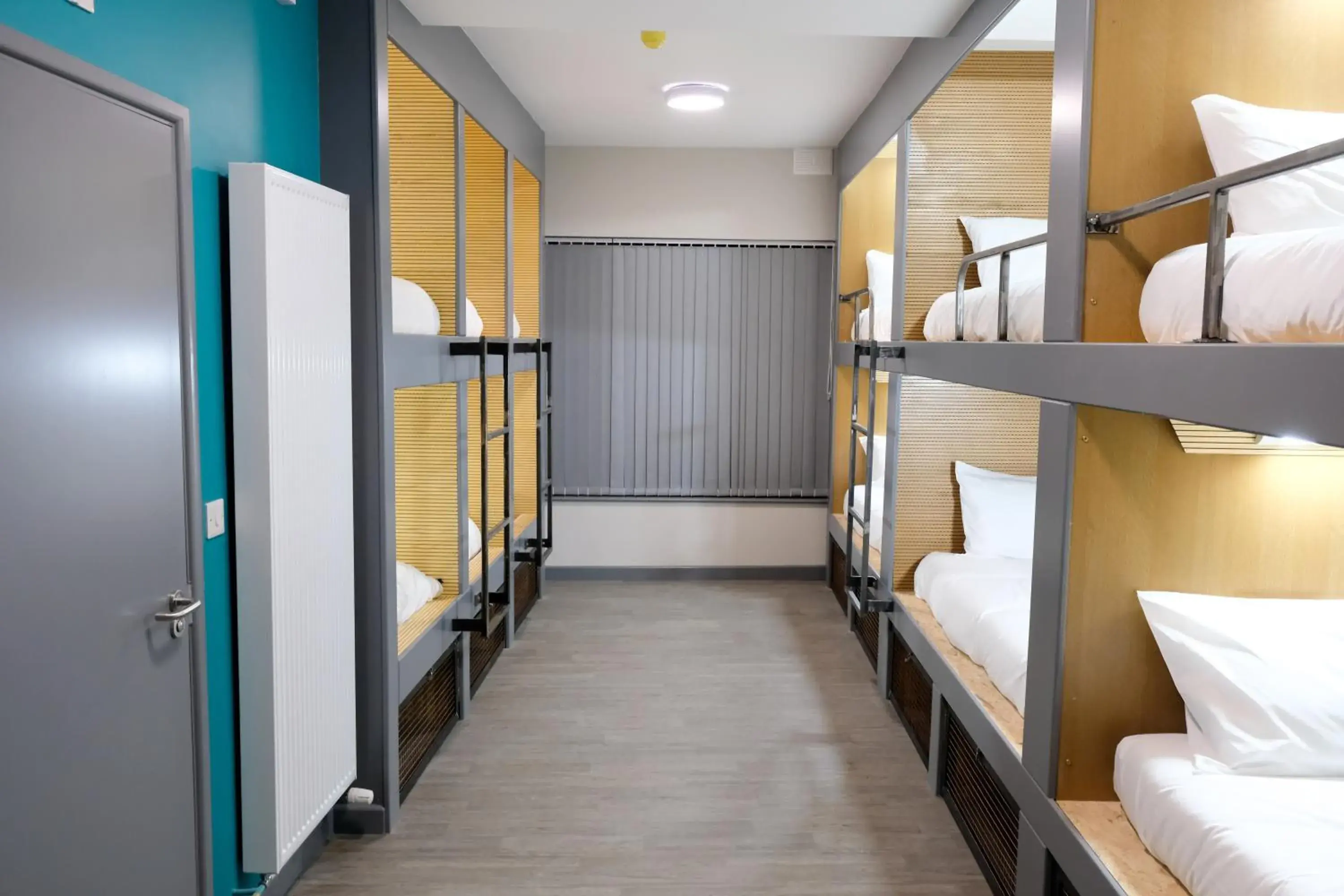 Bed, Bunk Bed in Cwtsh Hostel