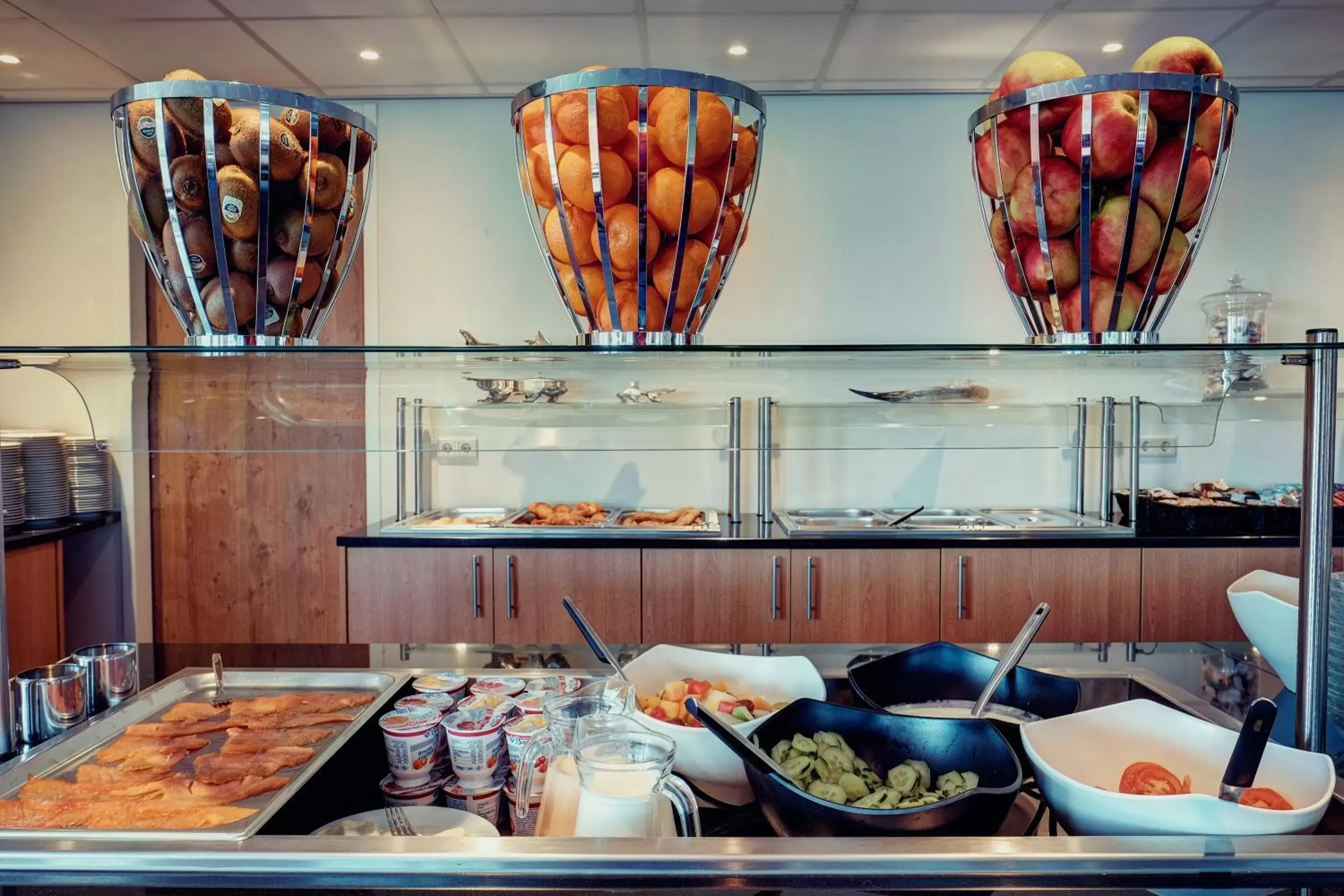 Buffet breakfast in Amedia Amsterdam Airport, Trademark Collection by Wyndham