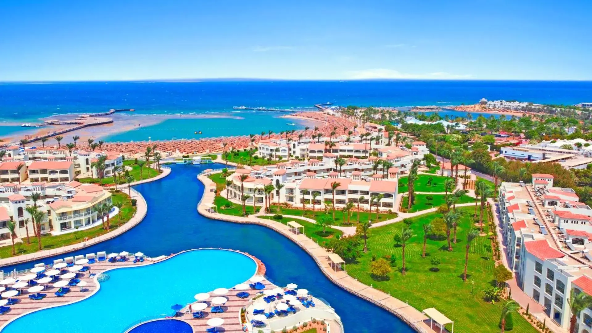 Bird's eye view, Bird's-eye View in Pickalbatros Dana Beach Resort - Hurghada