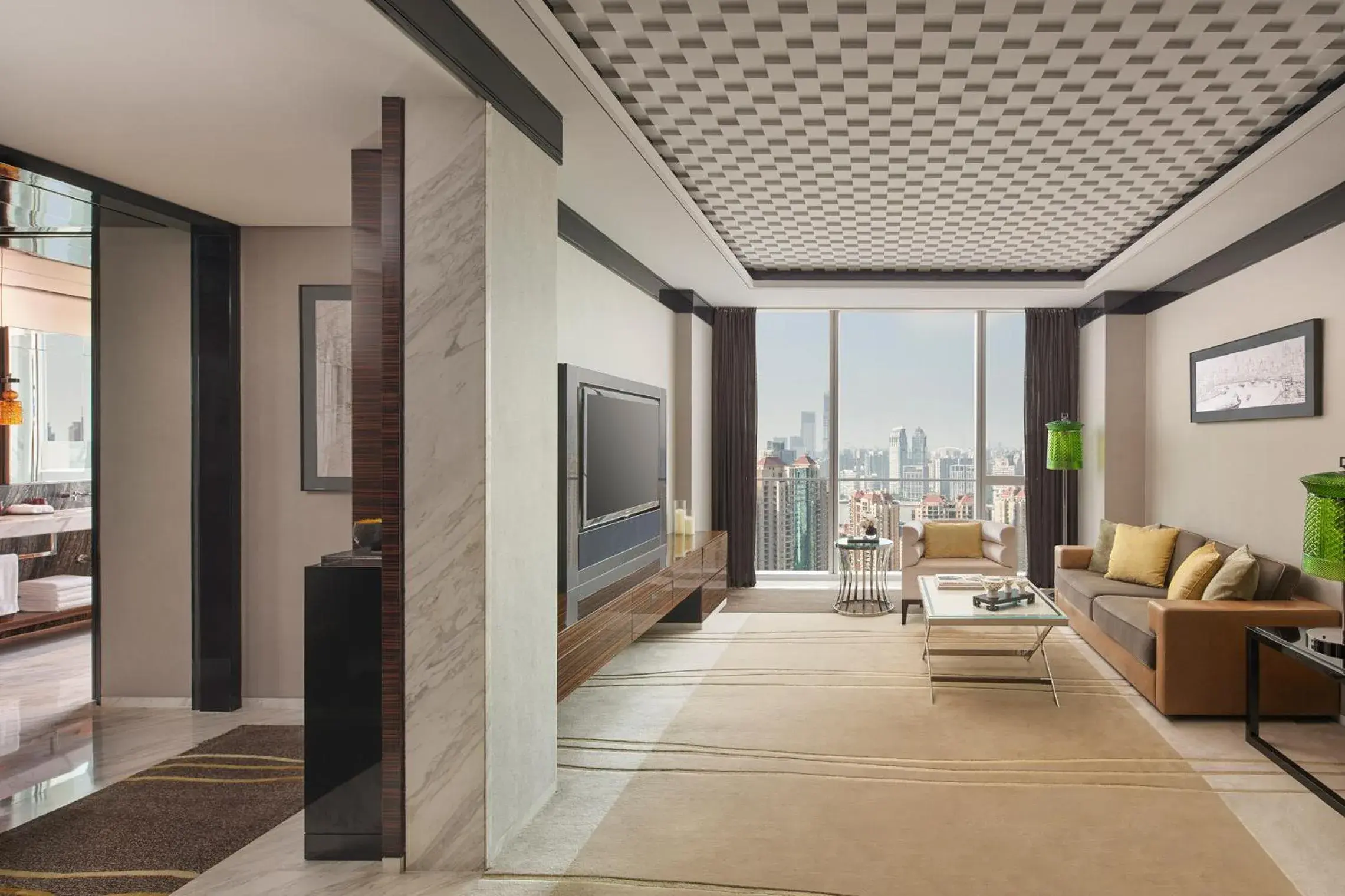Living room in Regent Shanghai Pudong Living room in Regent Shanghai Pudong