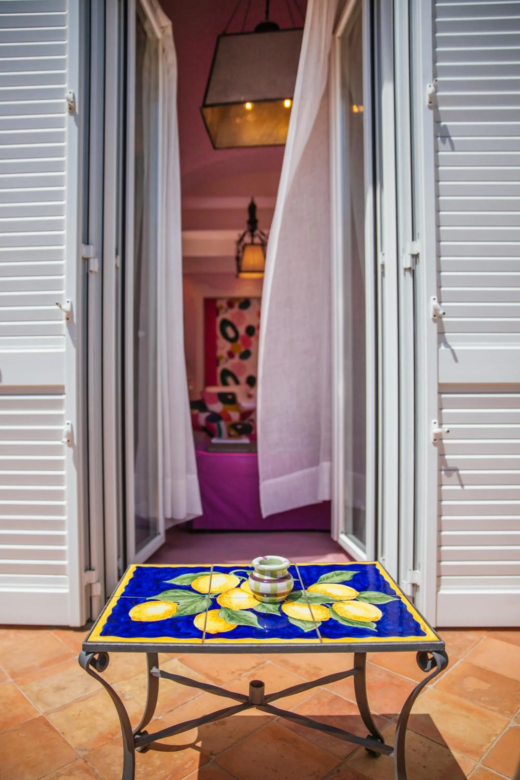 Decorative detail in Boutique Hotel Don Alfonso 1890