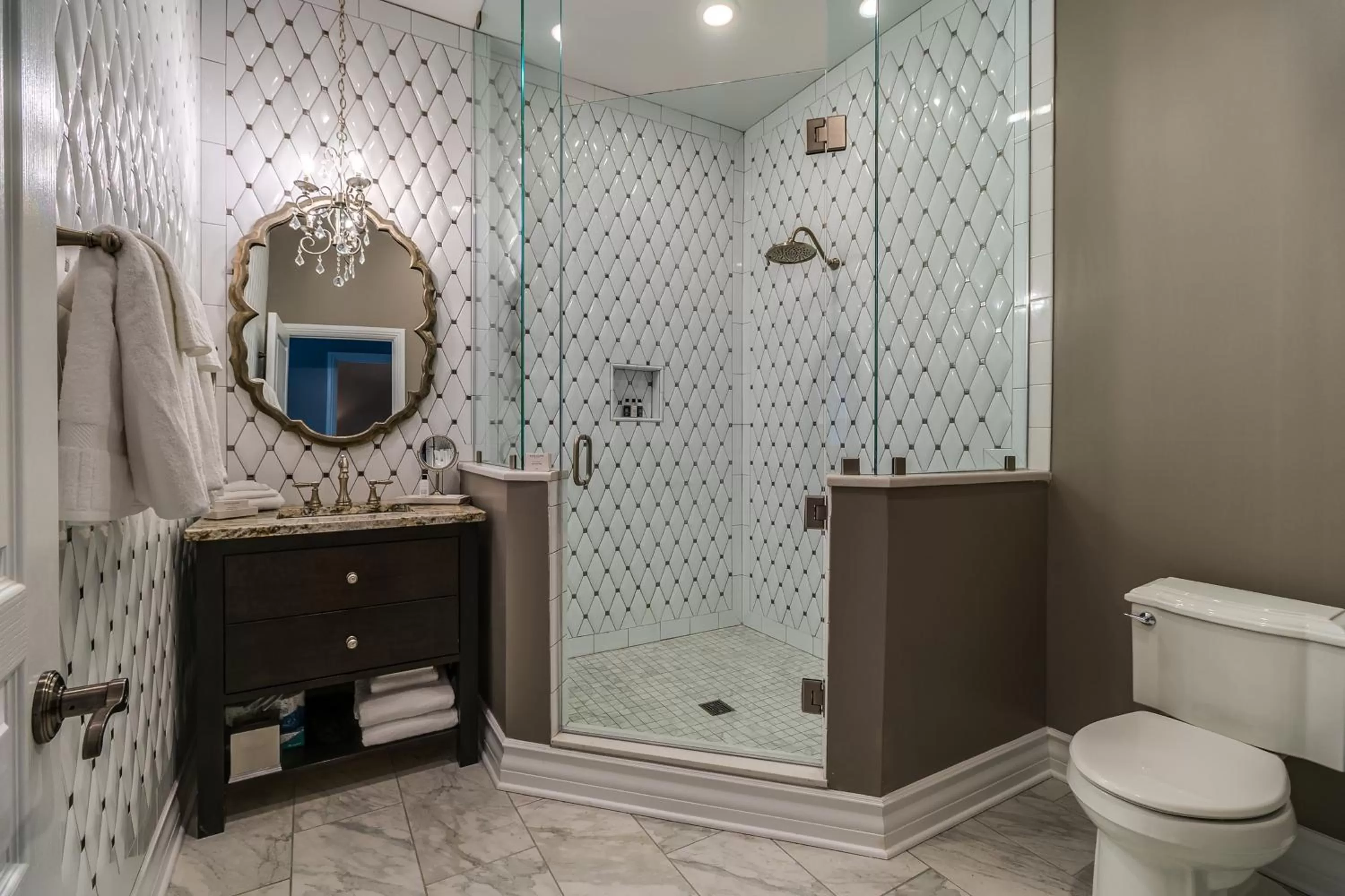 Bathroom in Holiday Inn Club Vacations Williamsburg Resort