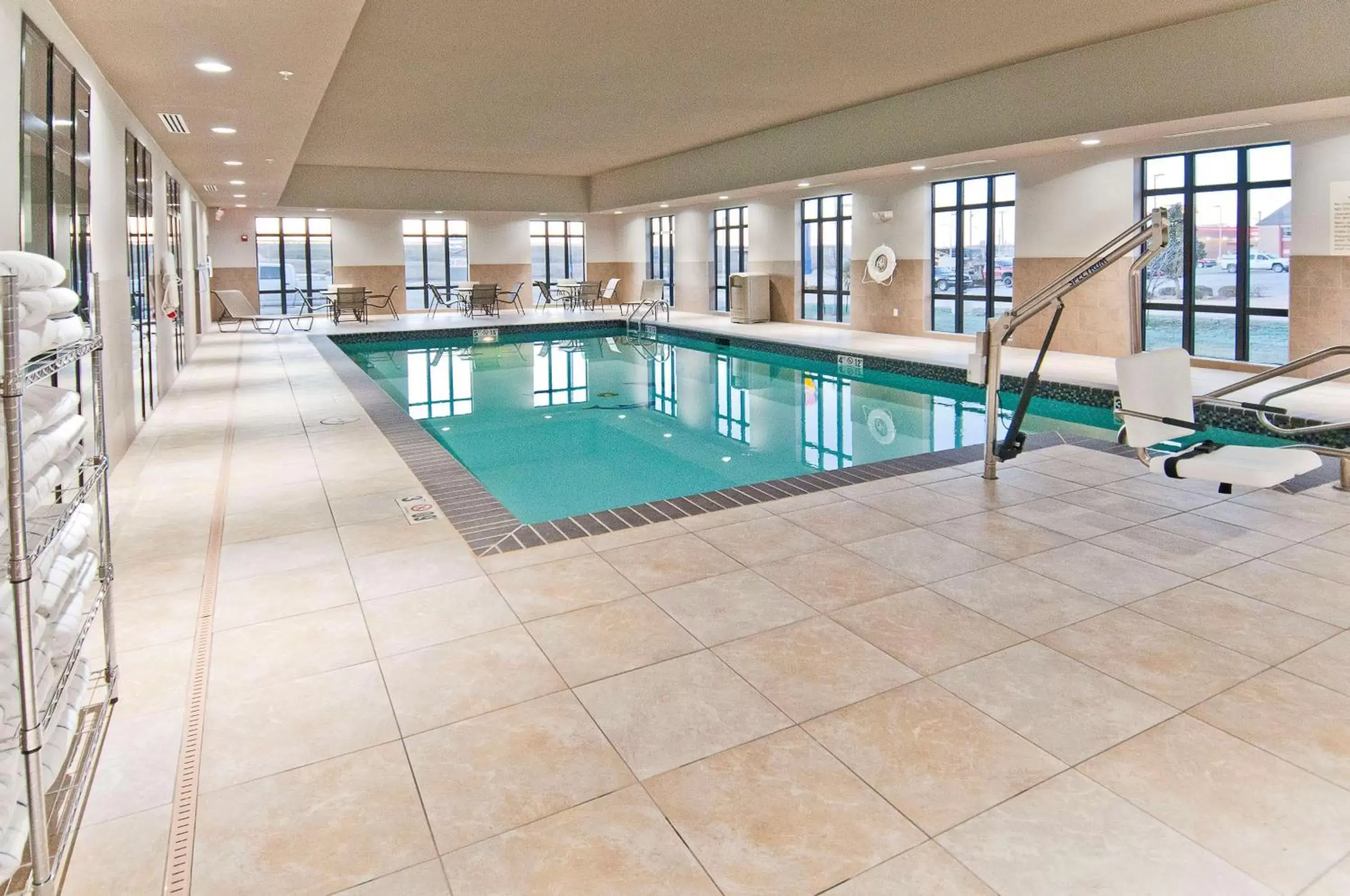 Pool view, Swimming Pool in Hampton Inn and Suites Pauls Valley