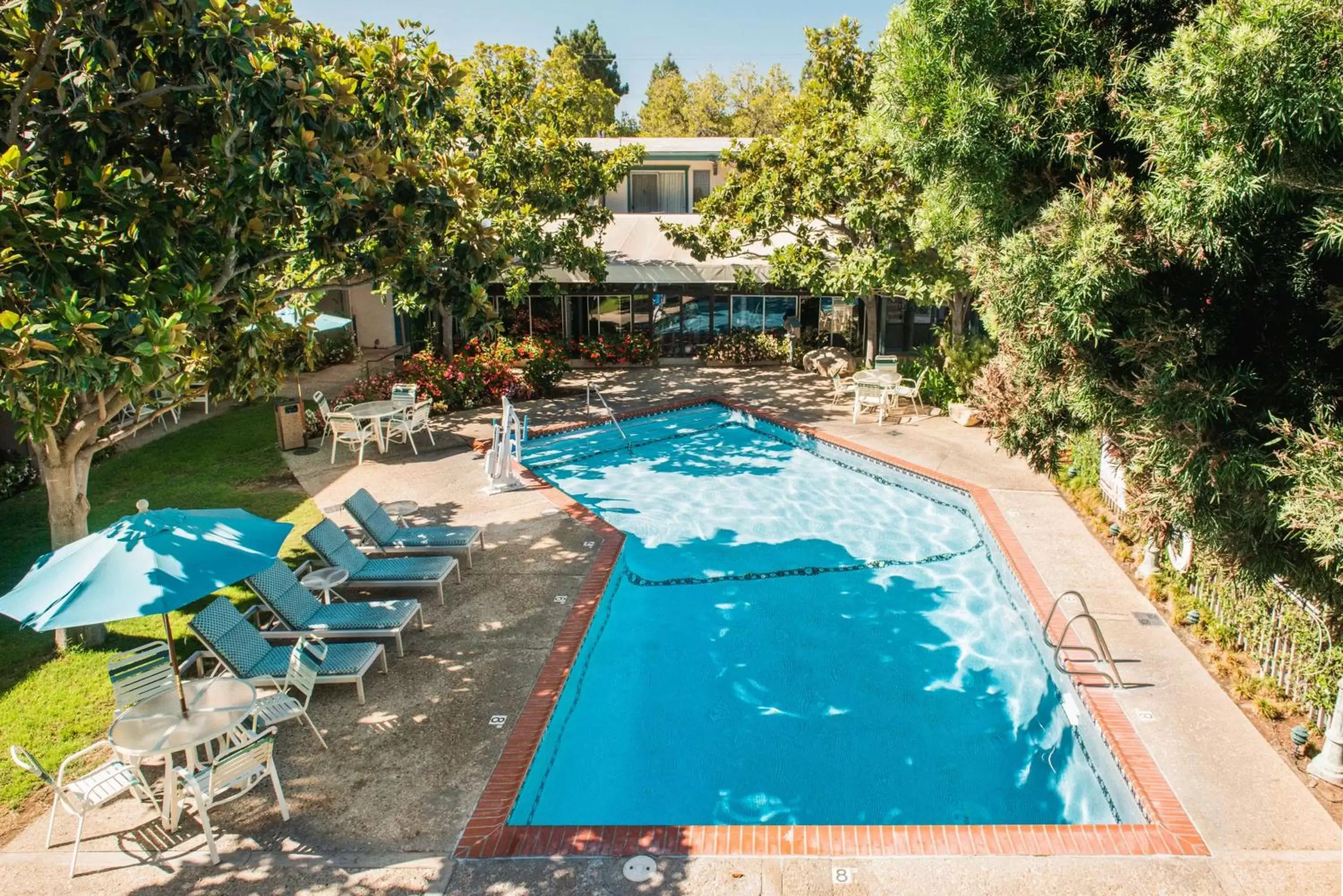 Pool View in Best Western Plus Santa Barbara