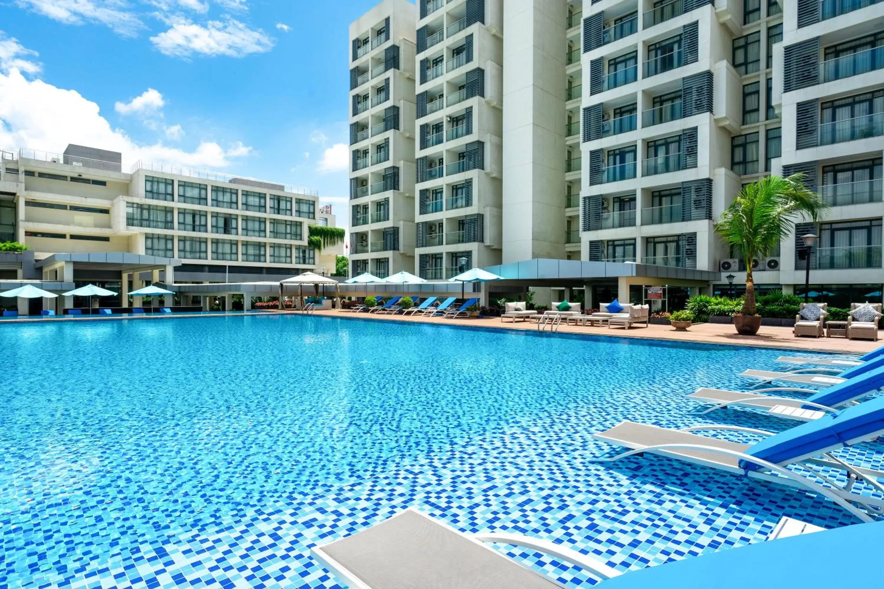 Property building, Swimming Pool in Becamex Hotel New City