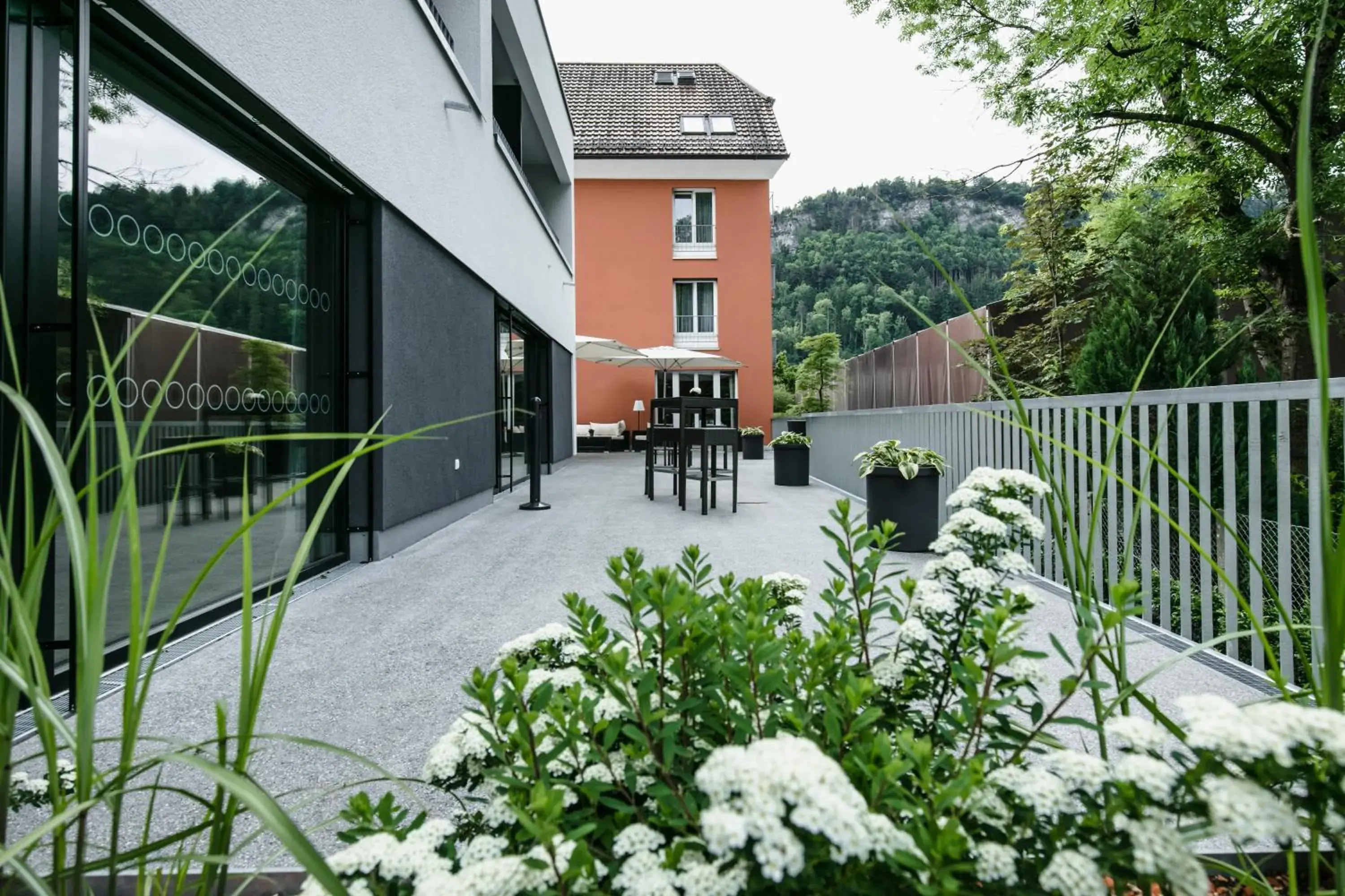 Balcony/Terrace in Montfort - das Hotel