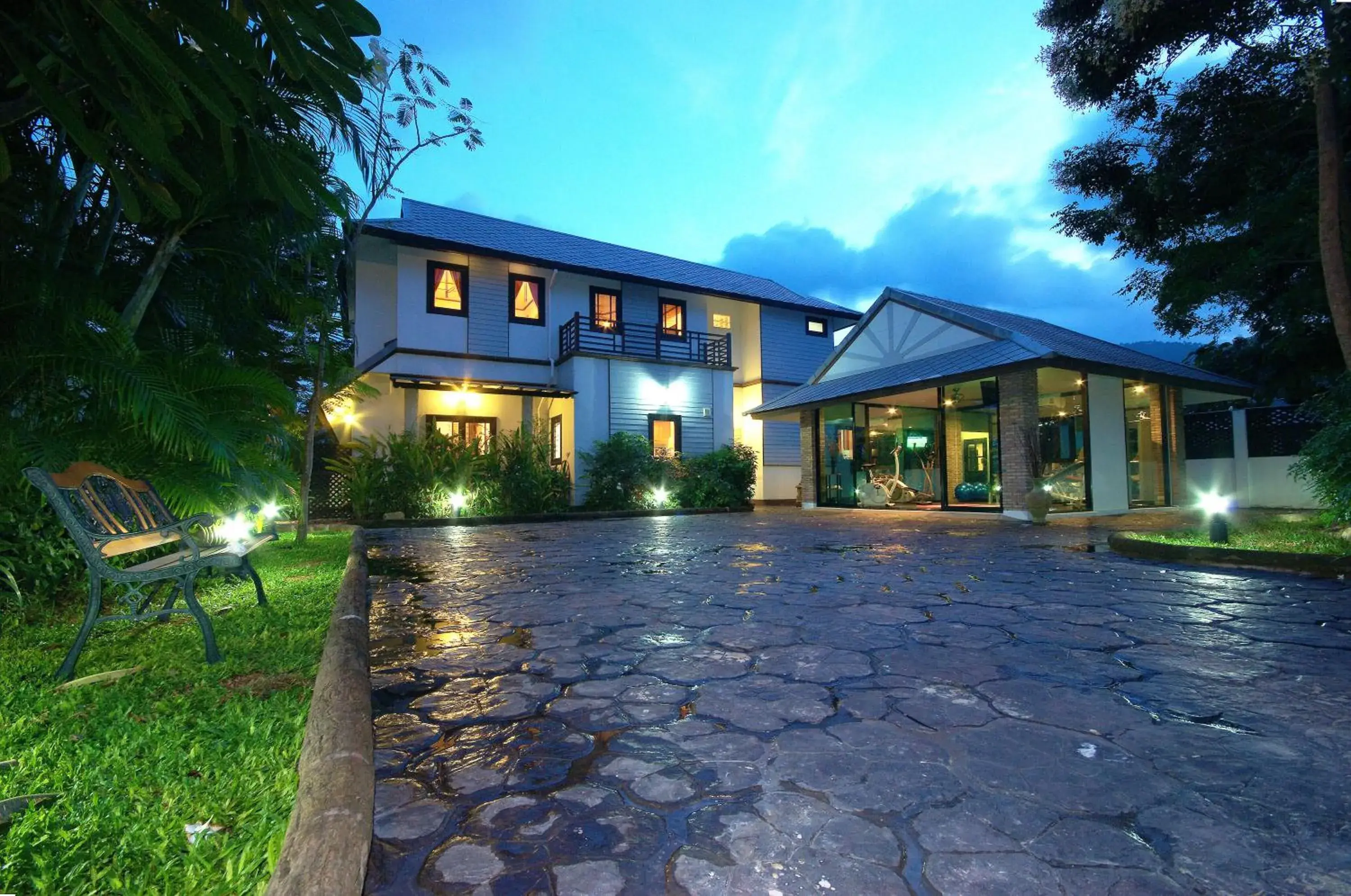 Facade/entrance, Property Building in Samui Sun Villa