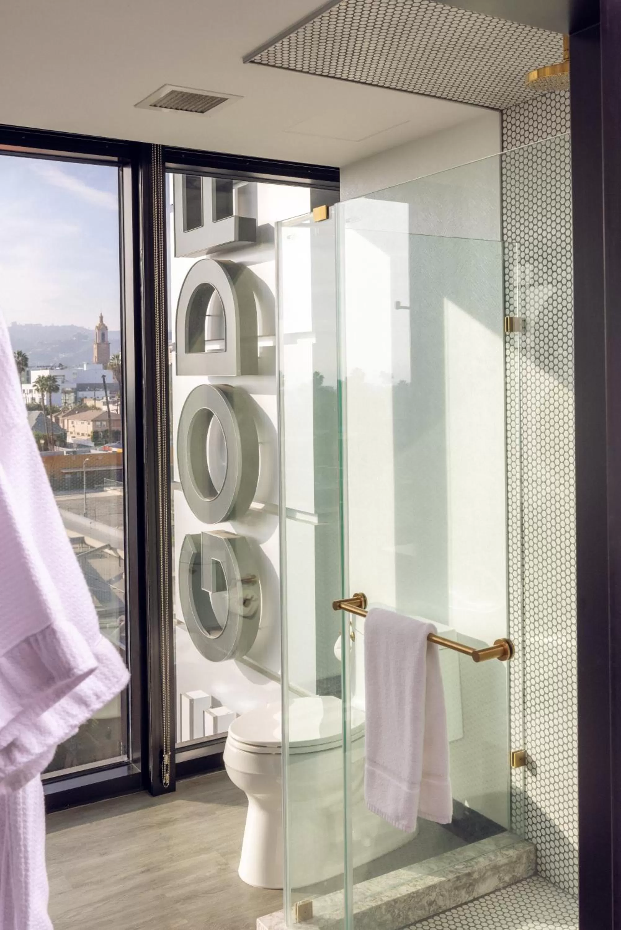 Bathroom in The Godfrey Hotel Hollywood