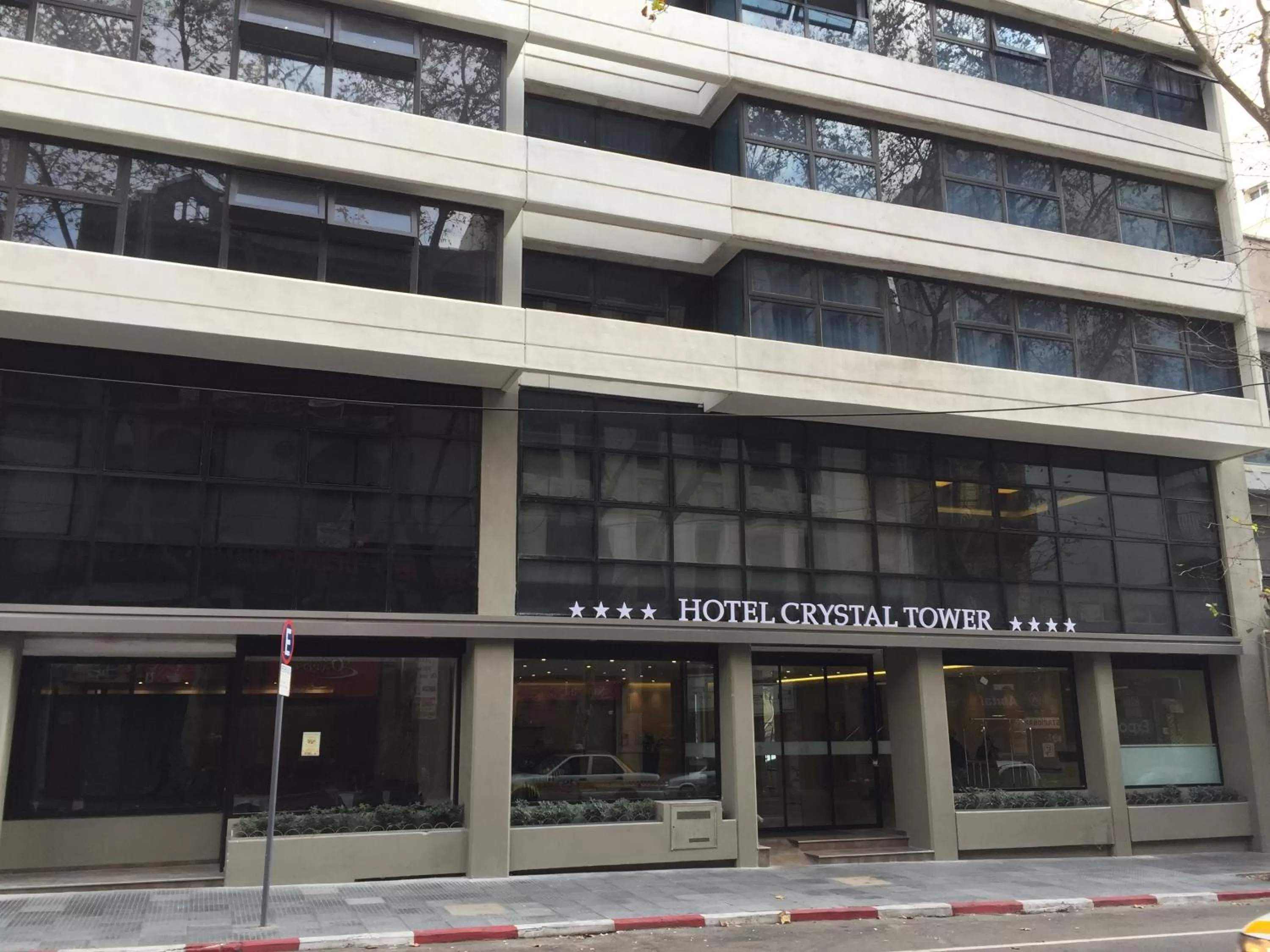 Facade/entrance in Crystal Tower