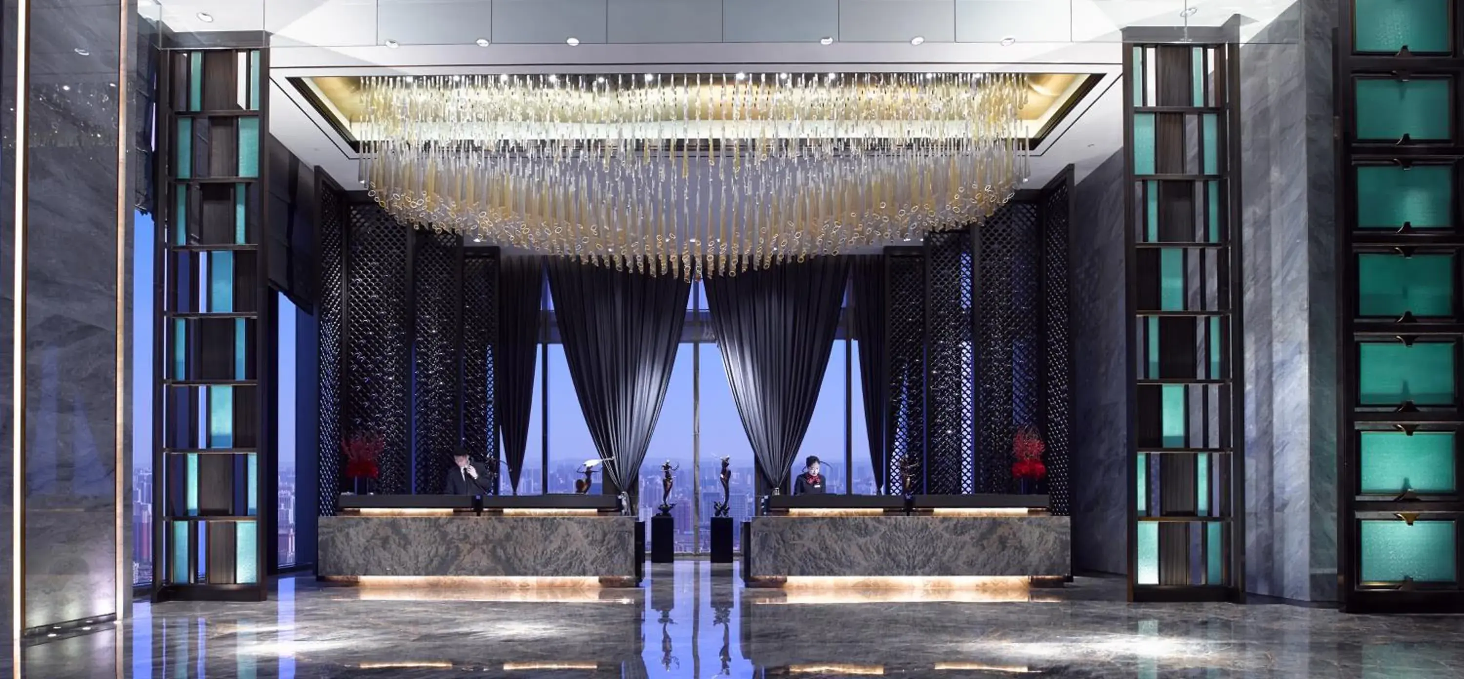 Lobby or reception in Wanda Vista Zhengzhou