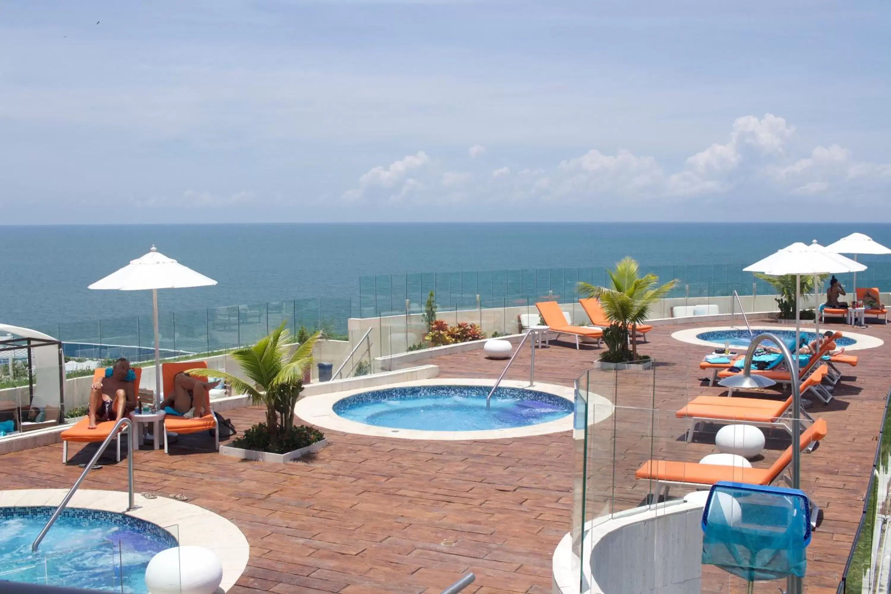 Balcony/Terrace, Swimming Pool in Radisson Cartagena Ocean Pavillion Hotel