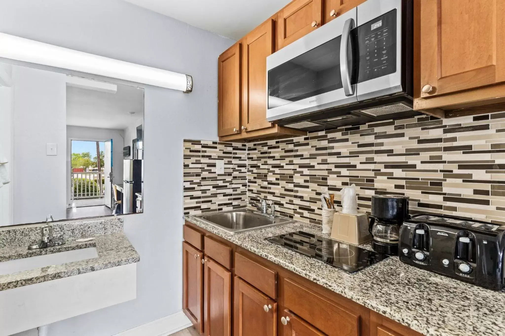 Kitchen or kitchenette, Kitchen/Kitchenette in Studio 6 Wilmington, NC