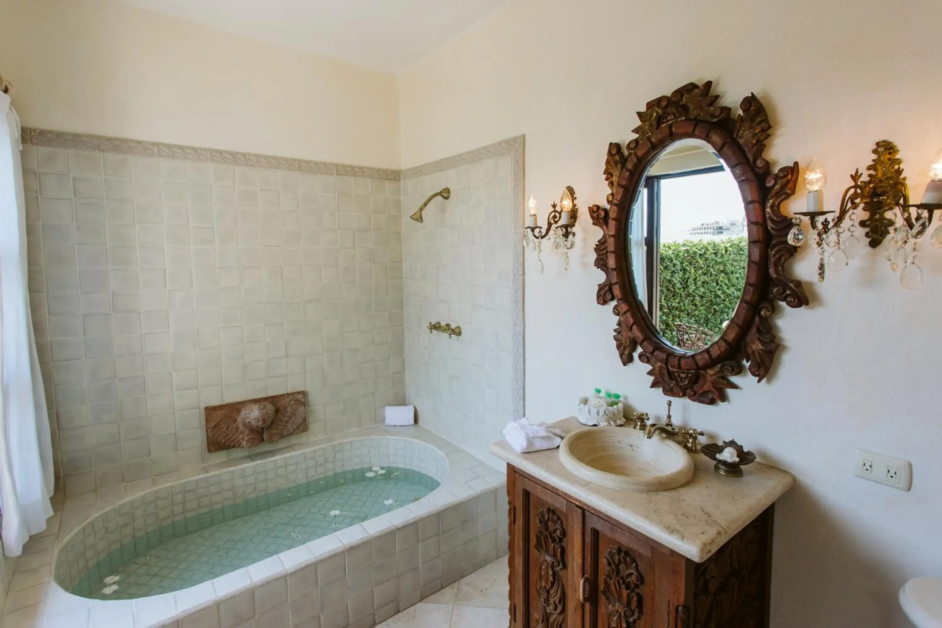 Shower, Bathroom in Hacienda San Angel