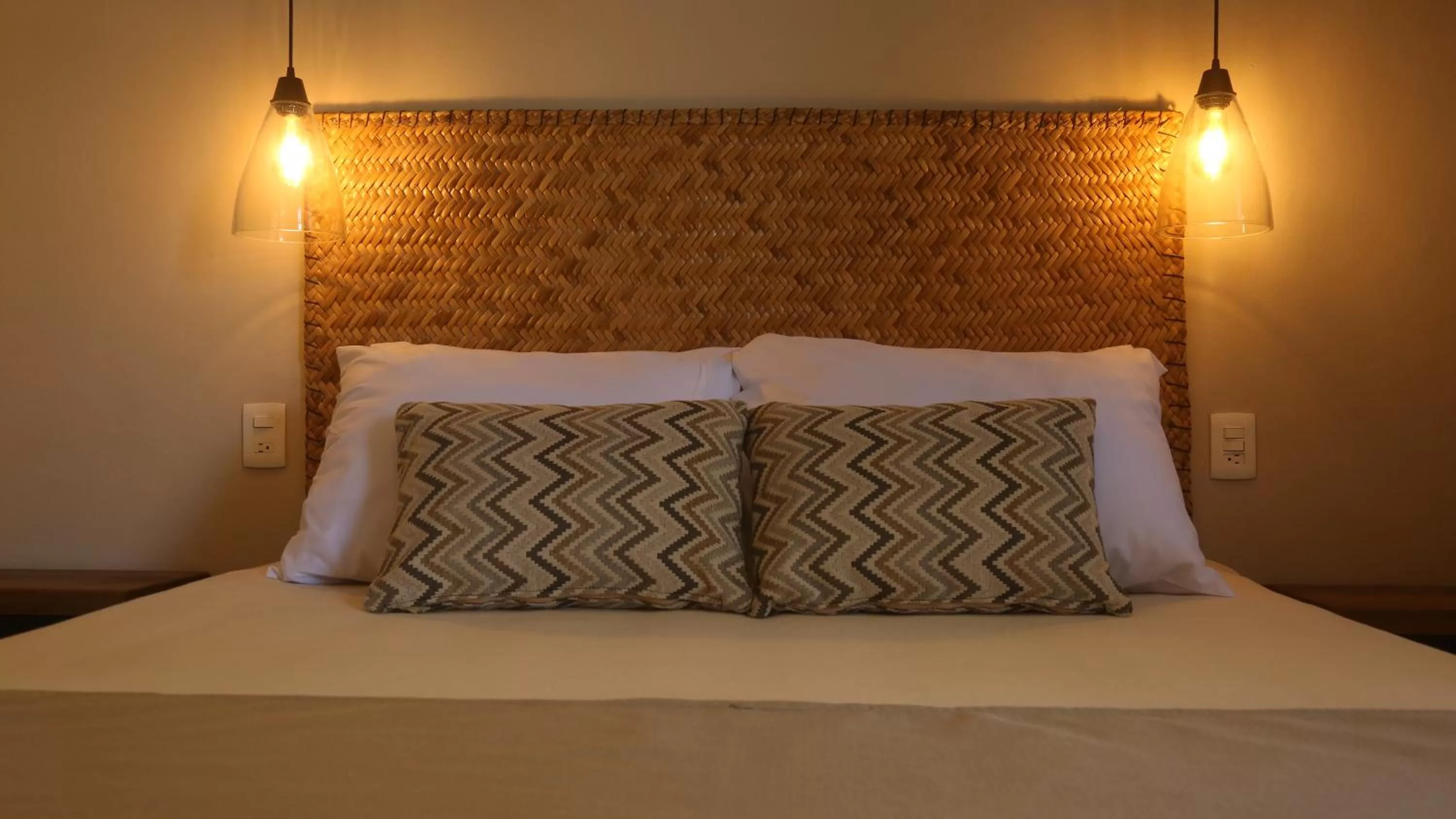 Bed in AGAM Hotel Boutique Bacalar - Adults Only