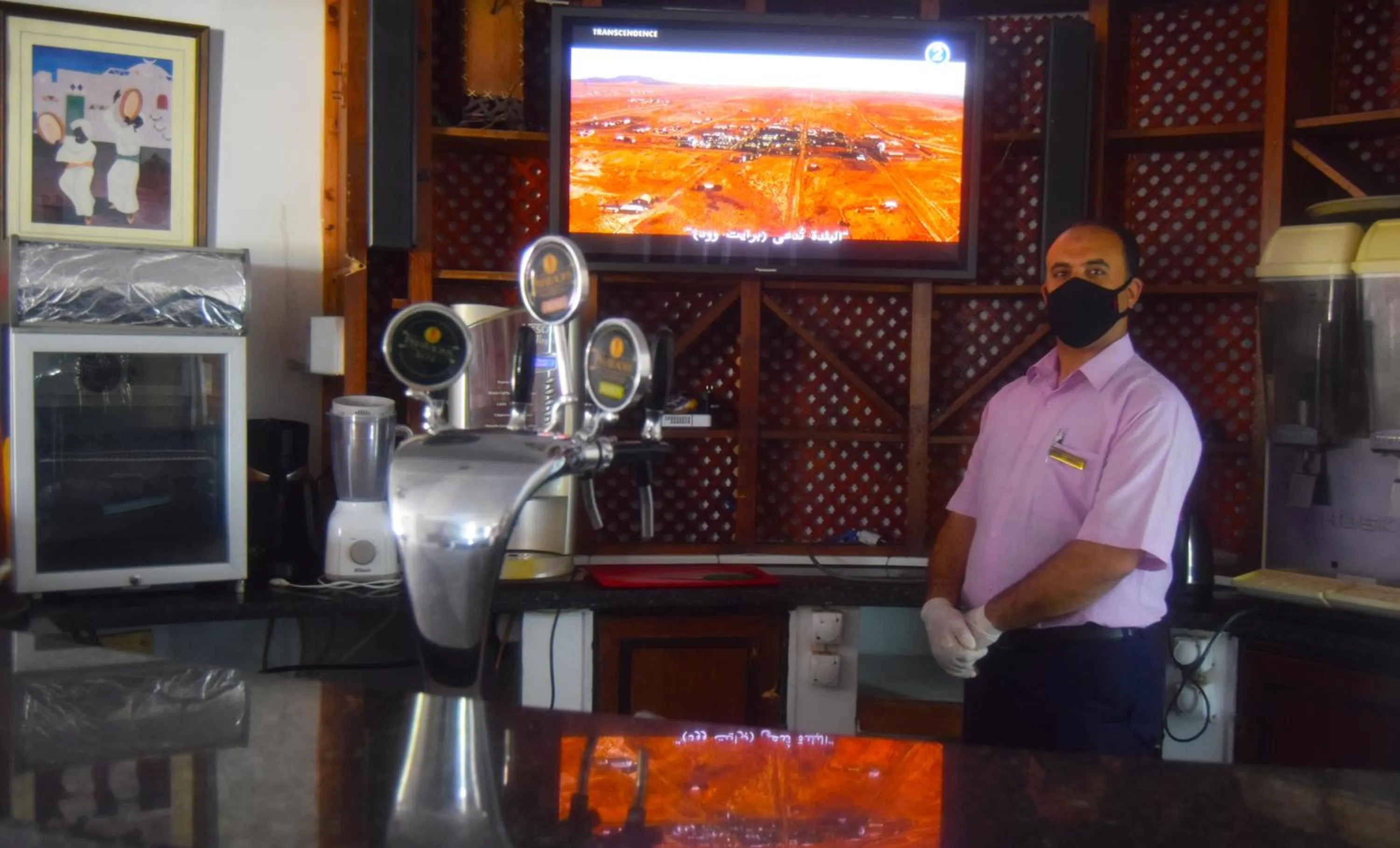 Lounge or bar in Naama Blue Hotel