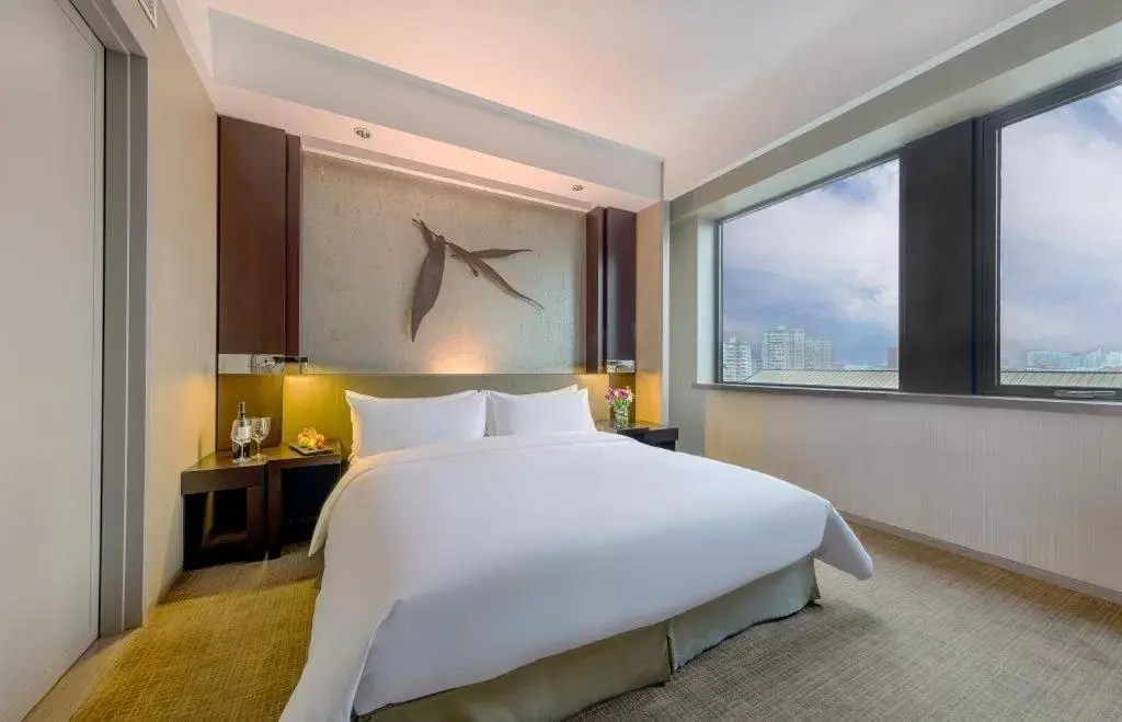 Bed in Shanghai Parkyard Hotel Bed in Shanghai Parkyard Hotel