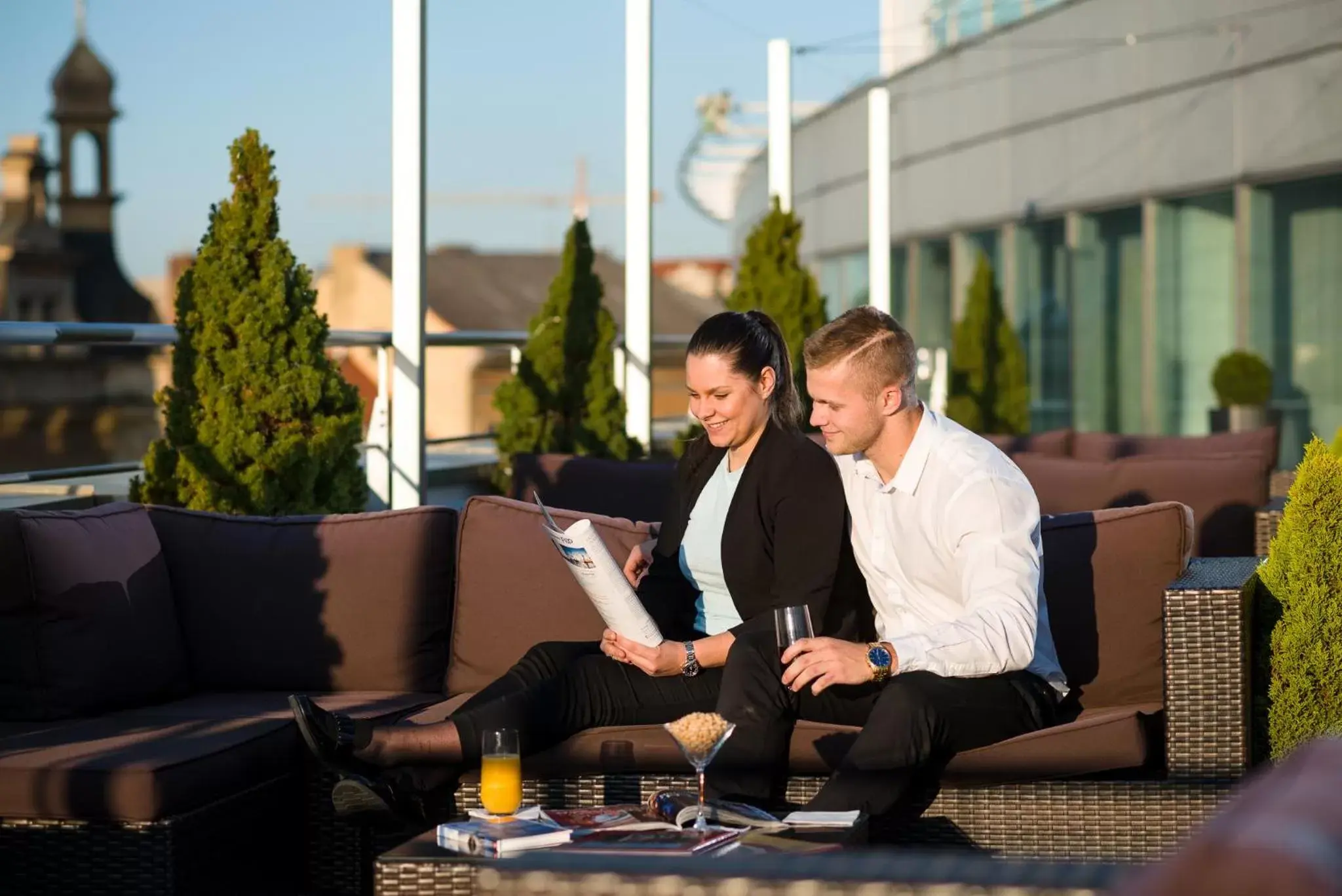 People in Novotel Praha Wenceslas Square