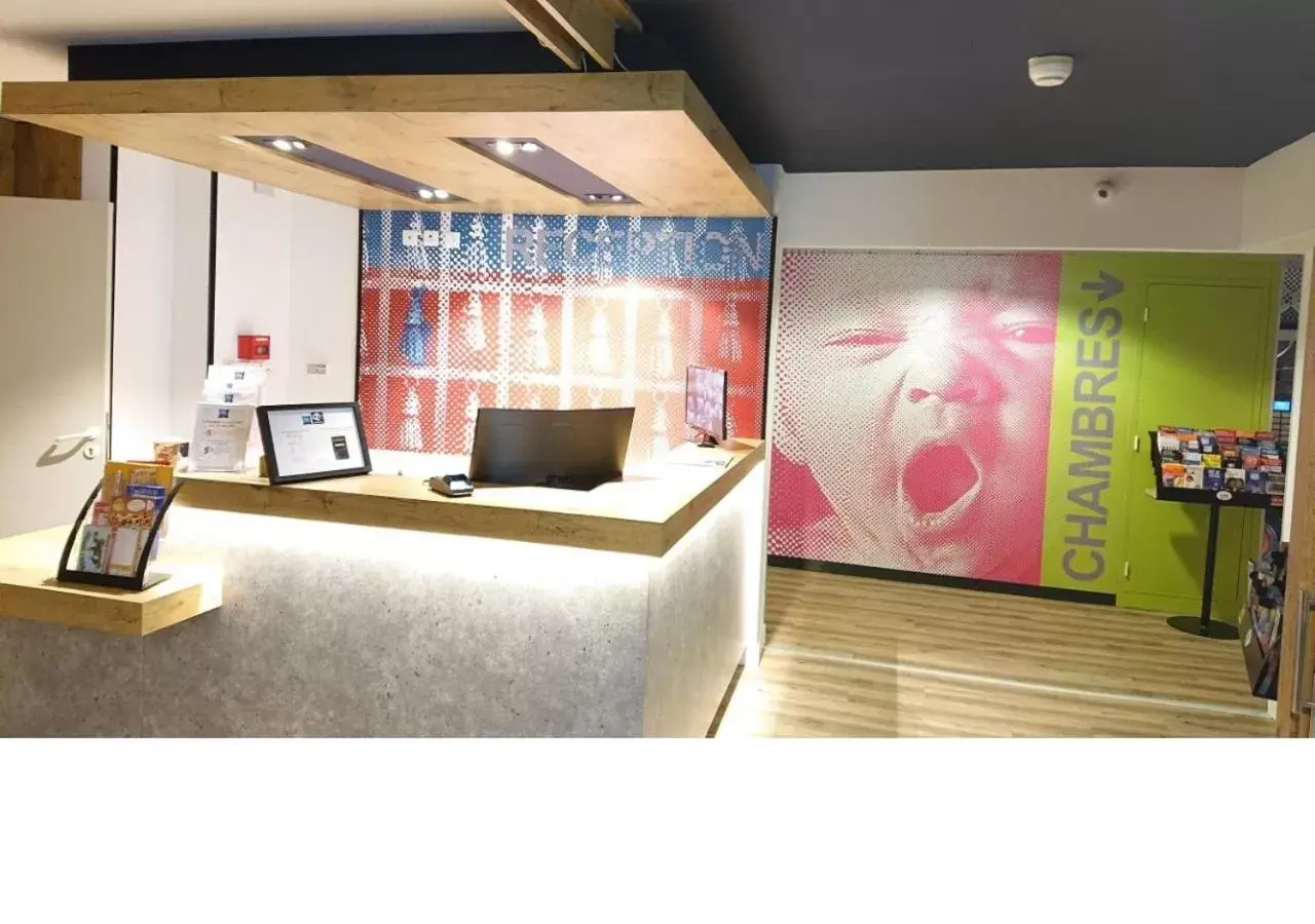 Lobby or reception, Lobby/Reception in Hotel Ibis Budget Montpellier Centre Millenaire -