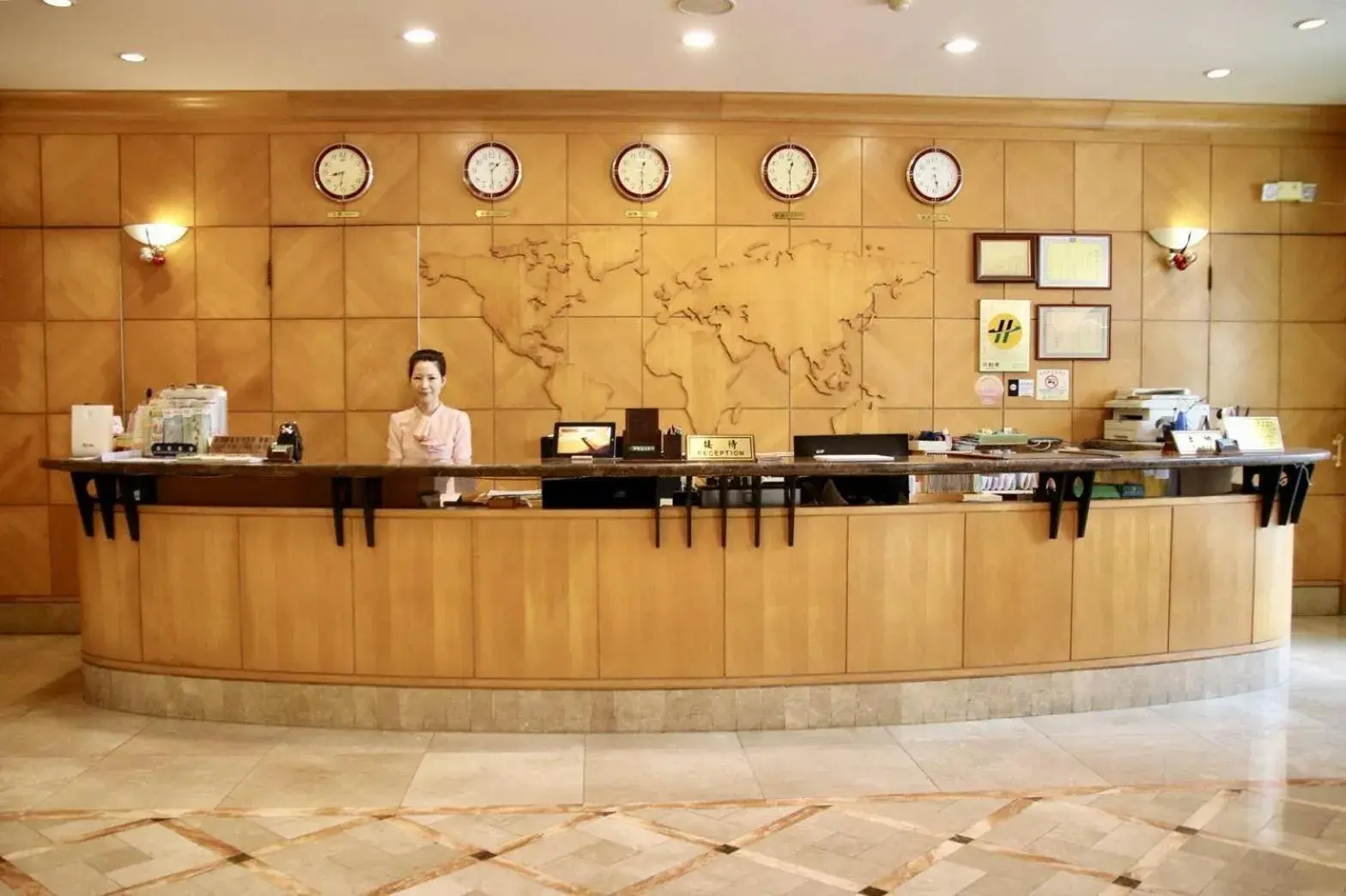 Lobby or reception in Oriental Hotel