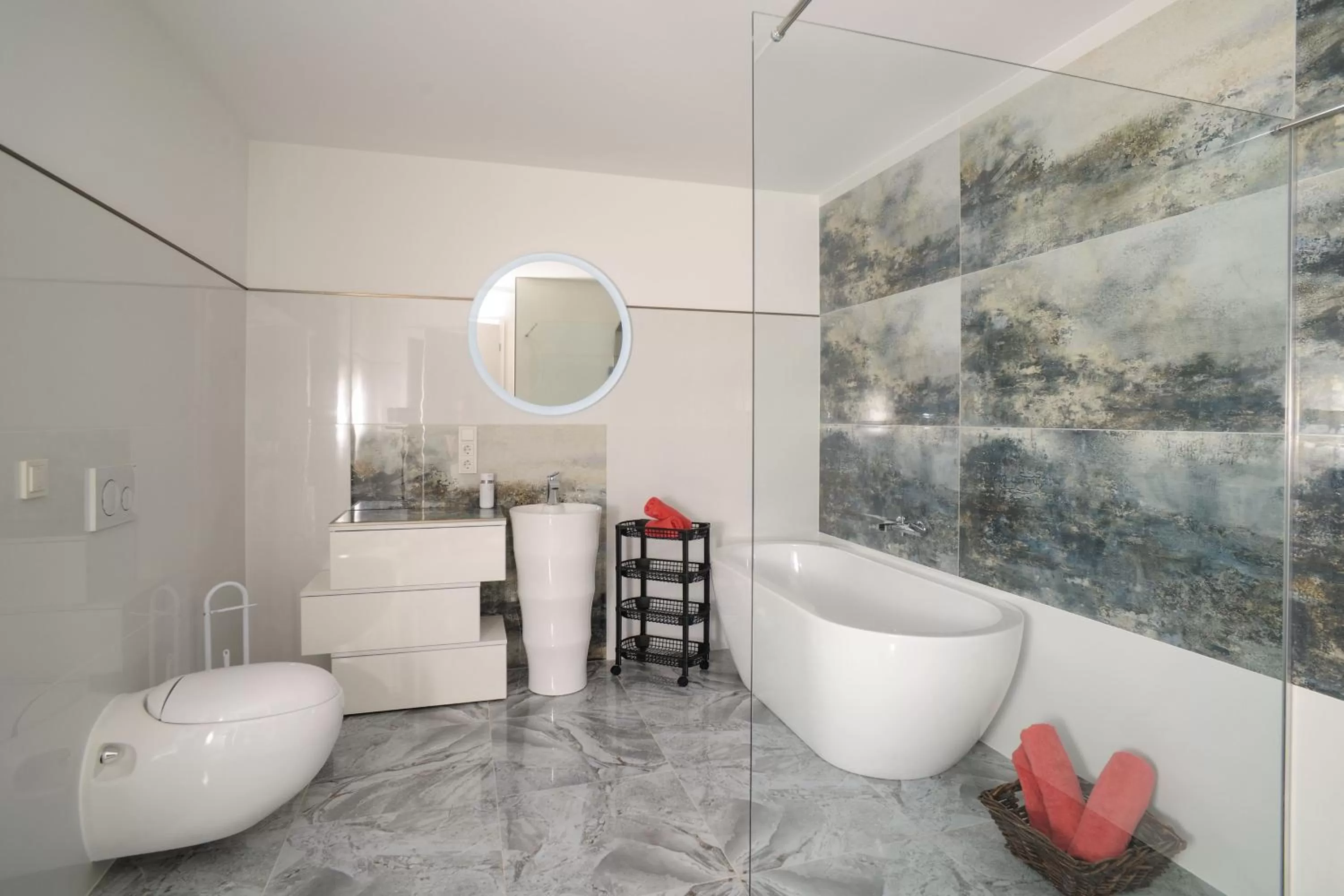 Bathroom in Designapartments Sweet Home - Sennhütte 11