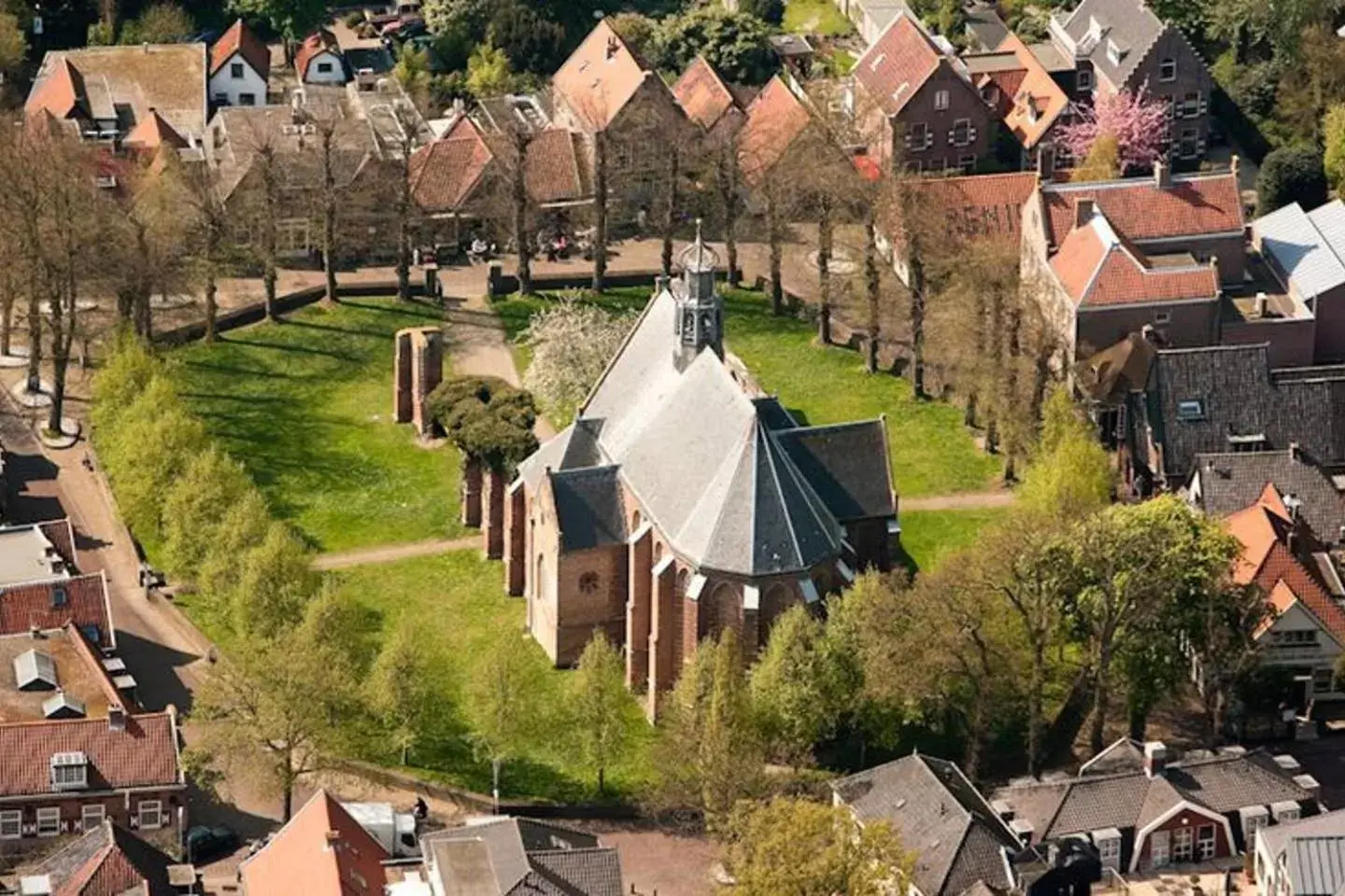 Nearby landmark, Bird's-eye View in Herberg Binnen
