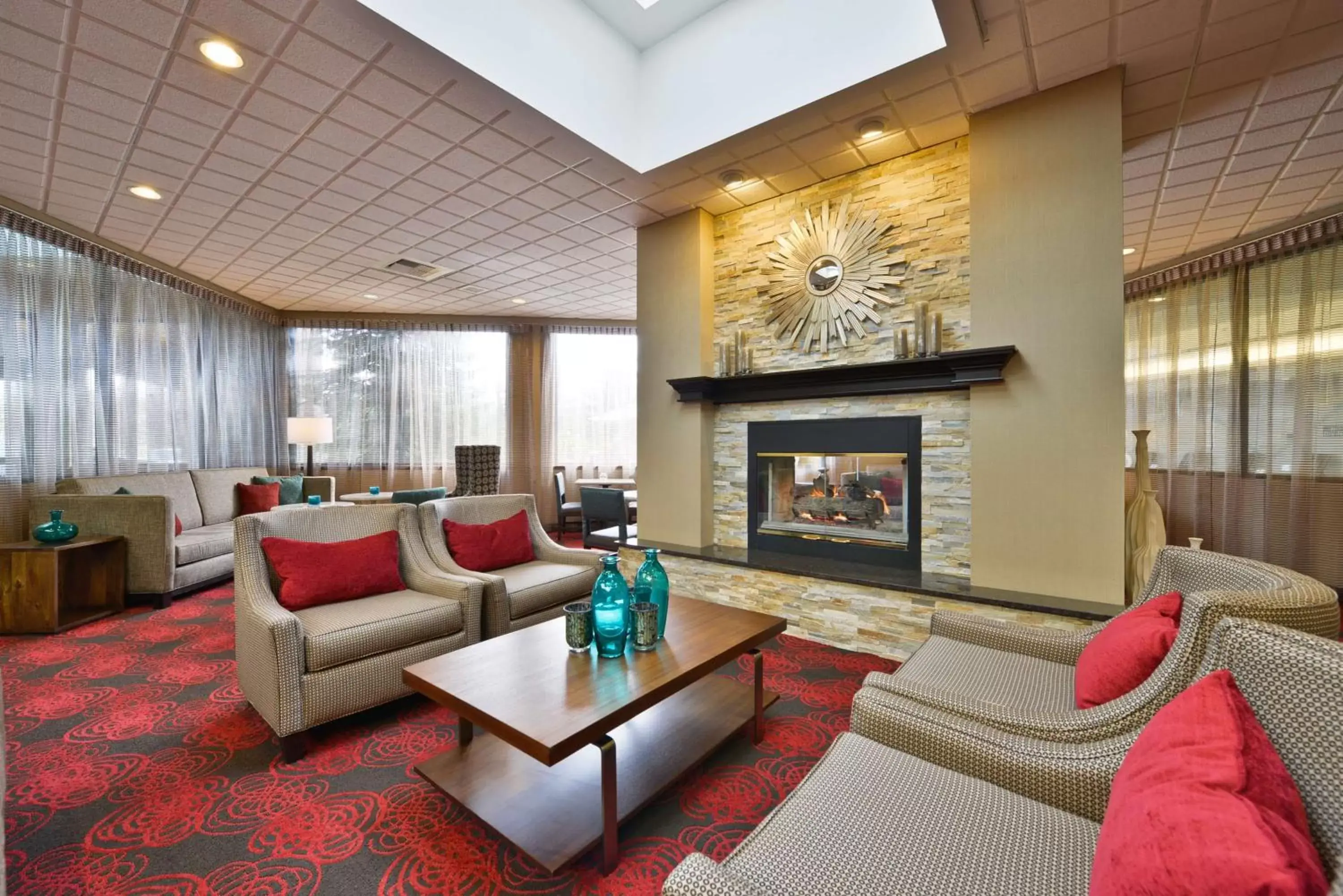 Lounge or bar, Seating Area in Hampton Inn By Hilton Spokane