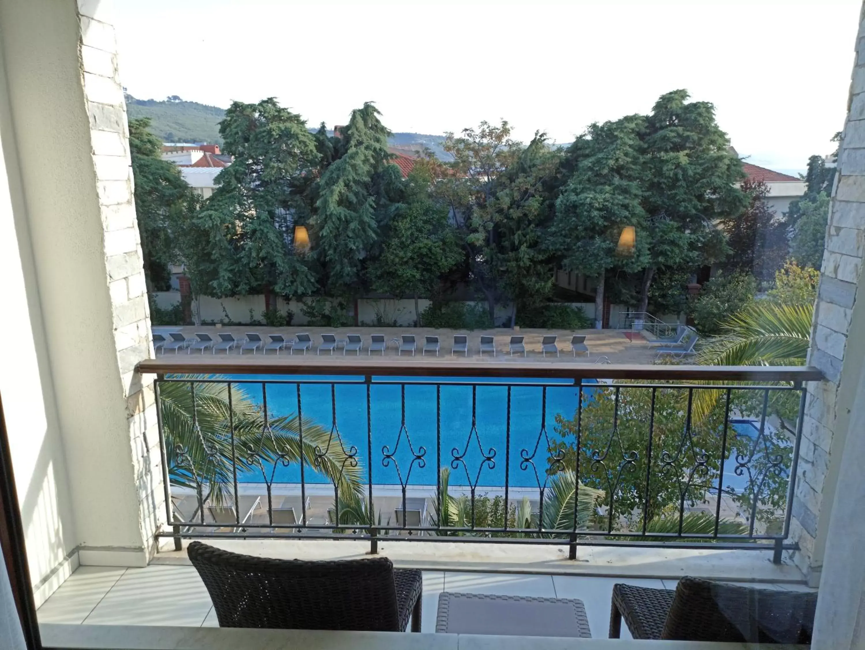 Pool View in Iris Hotel