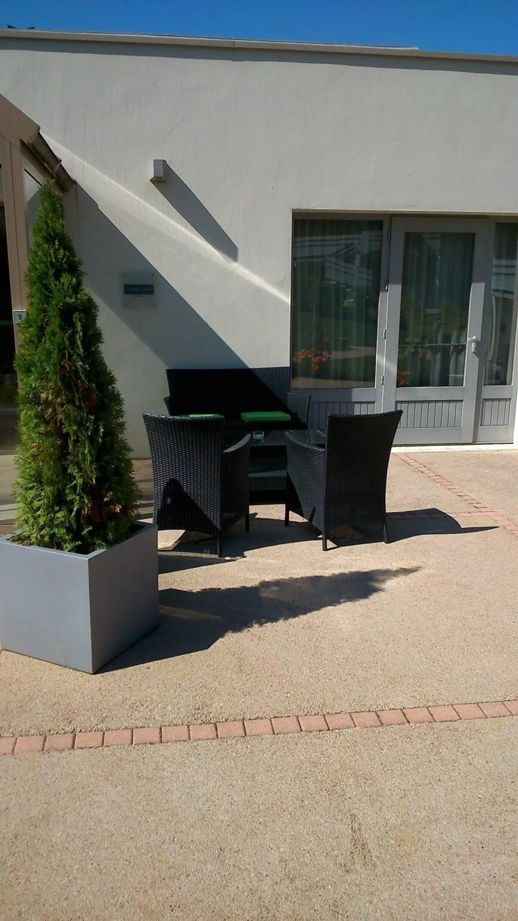 Balcony/Terrace in Hotel Campanile Besançon Nord Ecole Valentin