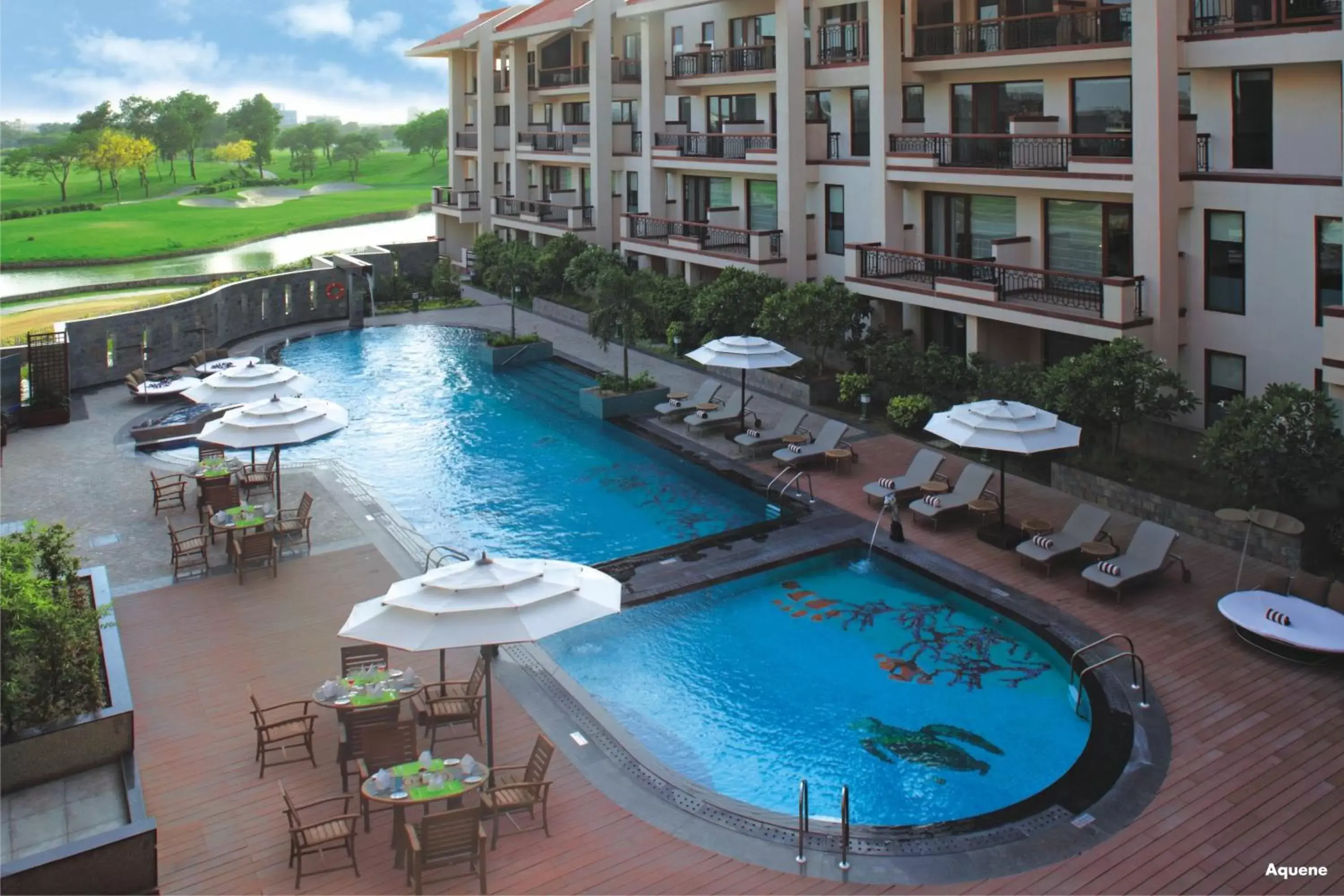 Pool View in Jaypee Greens Golf and Spa Resort