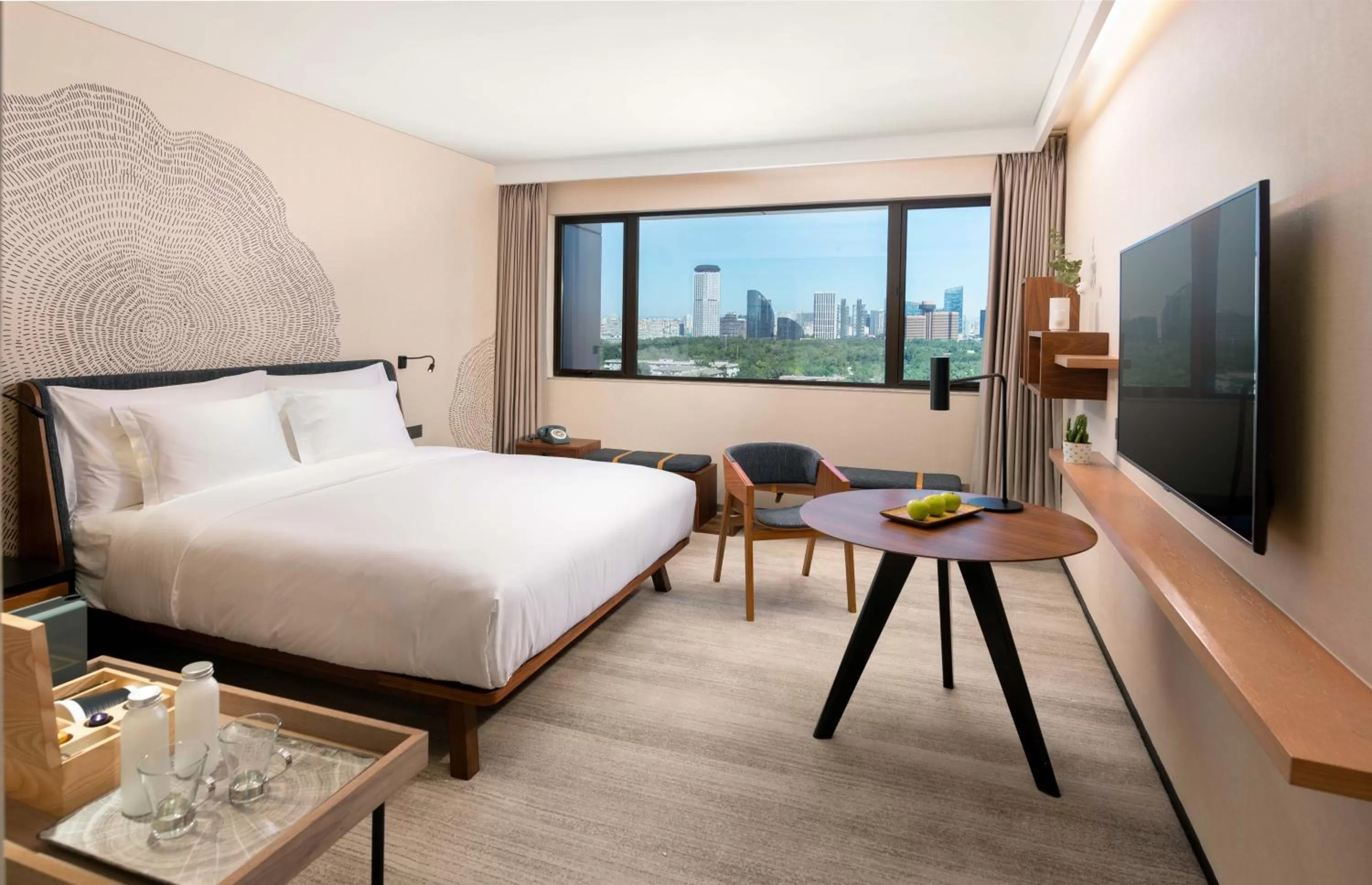 Bed in BEI Zhaolong Hotel, JdV by Hyatt