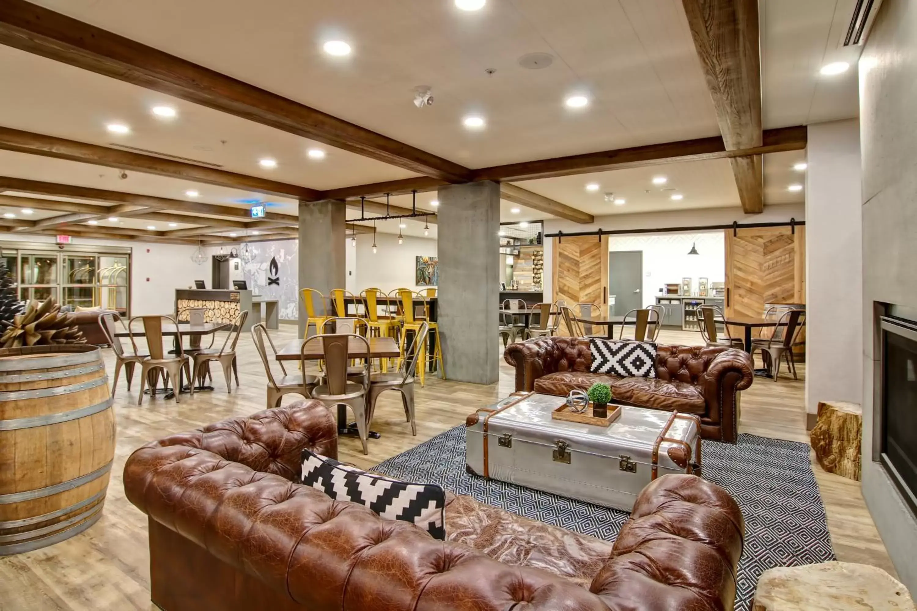 Lobby or reception in Canalta Lodge Lobby or reception in Canalta Lodge